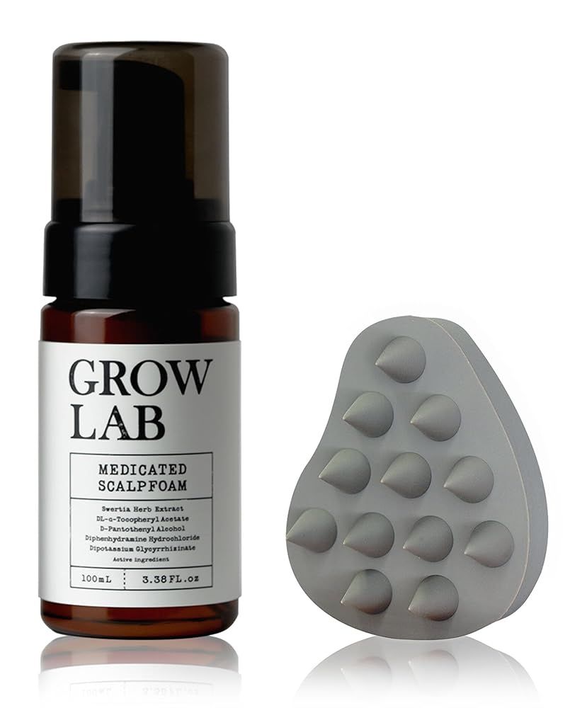 N organic GROW LAB 頭皮泡パックセット メディケイテッドスカルプフォーム スカルプブラシ 根元から立ち上がる エイジングケア エヌオーガニック PU2