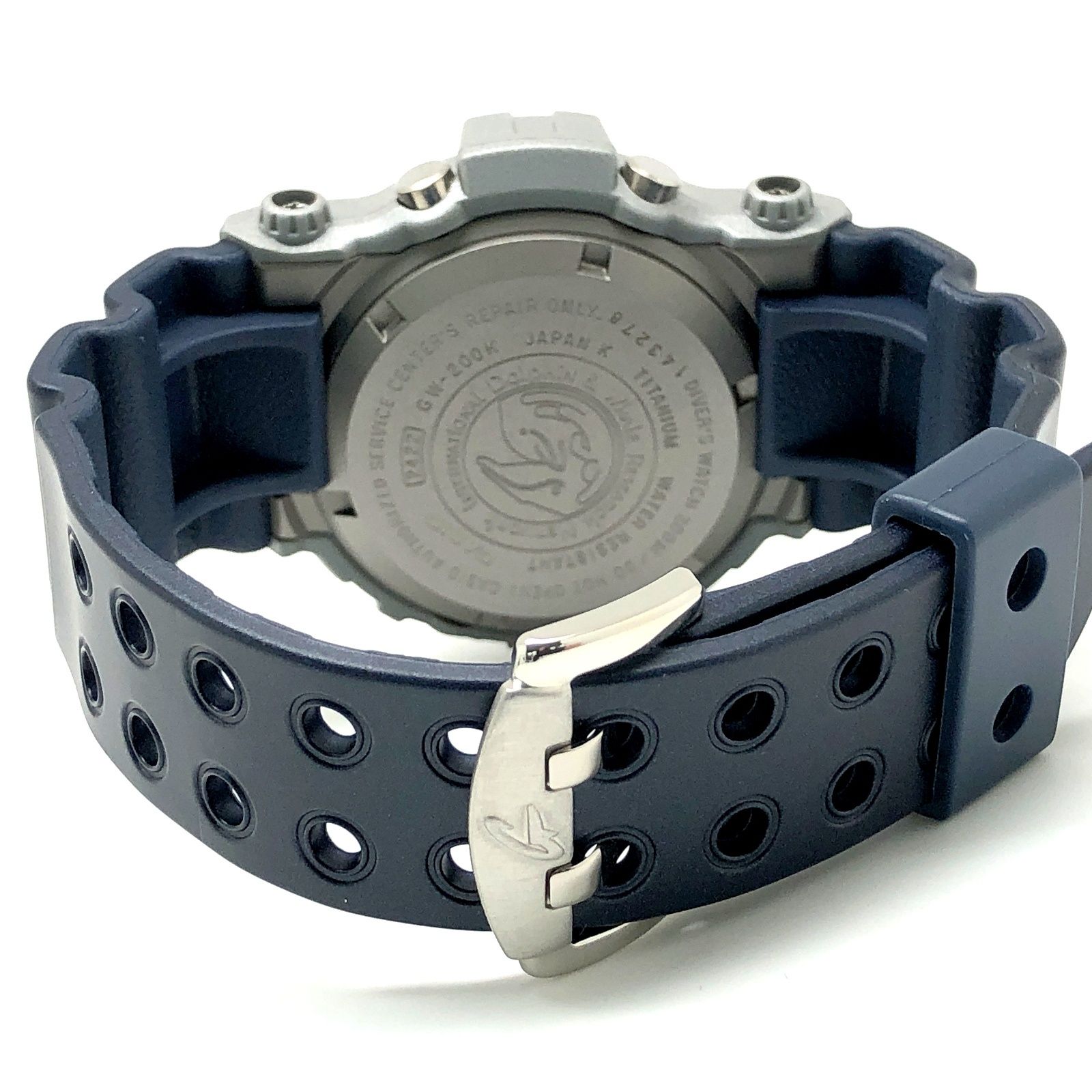 G-SHOCK ジーショック GW-200K-2 FROGMAN イルクジ2001 フロッグマン タフソーラー シルバー×ネイビー 2001年6月発売 G-SHOCK ジーショック GW-200K-2 FROGMAN イルクジ2001 フロッグマン