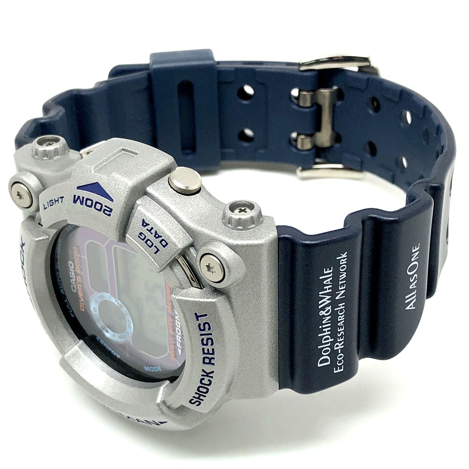 G-SHOCK ジーショック GW-200K-2 FROGMAN イルクジ2001 フロッグマン タフソーラー シルバー×ネイビー 2001年6月発売 G-SHOCK ジーショック GW-200K-2 FROGMAN イルクジ2001 フロッグマン