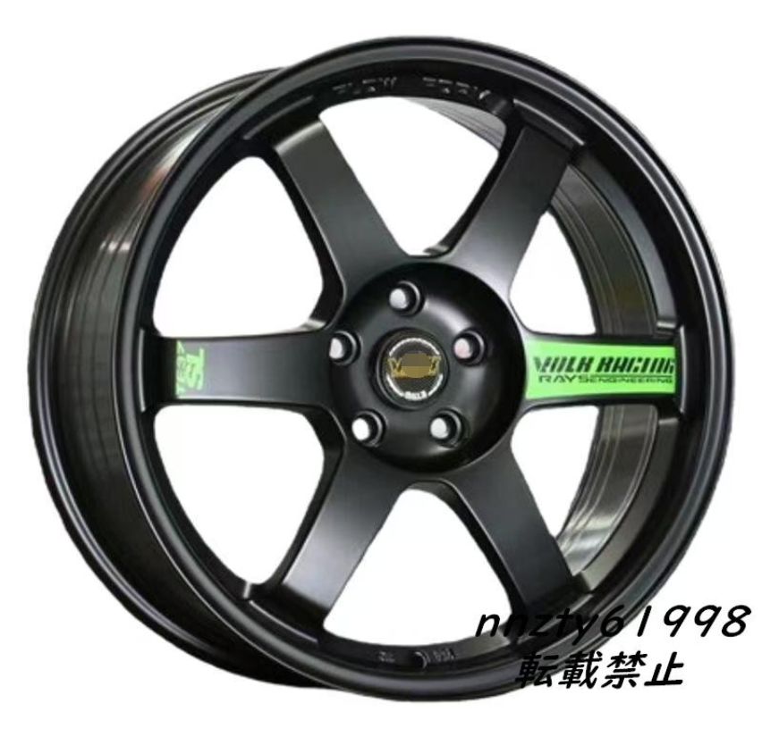 特価品!!!自動車改造18インチ TE37 鋳造ホイール カスタムカー用 