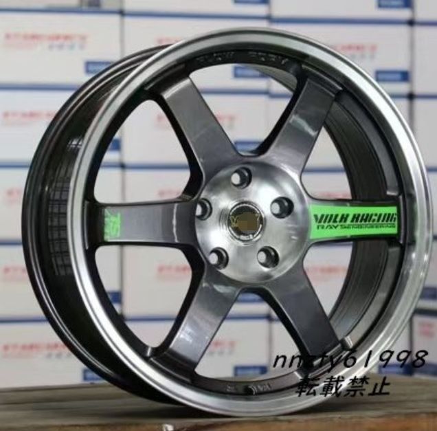 特価品!!!自動車改造18インチ TE37 鋳造ホイール カスタムカー用 