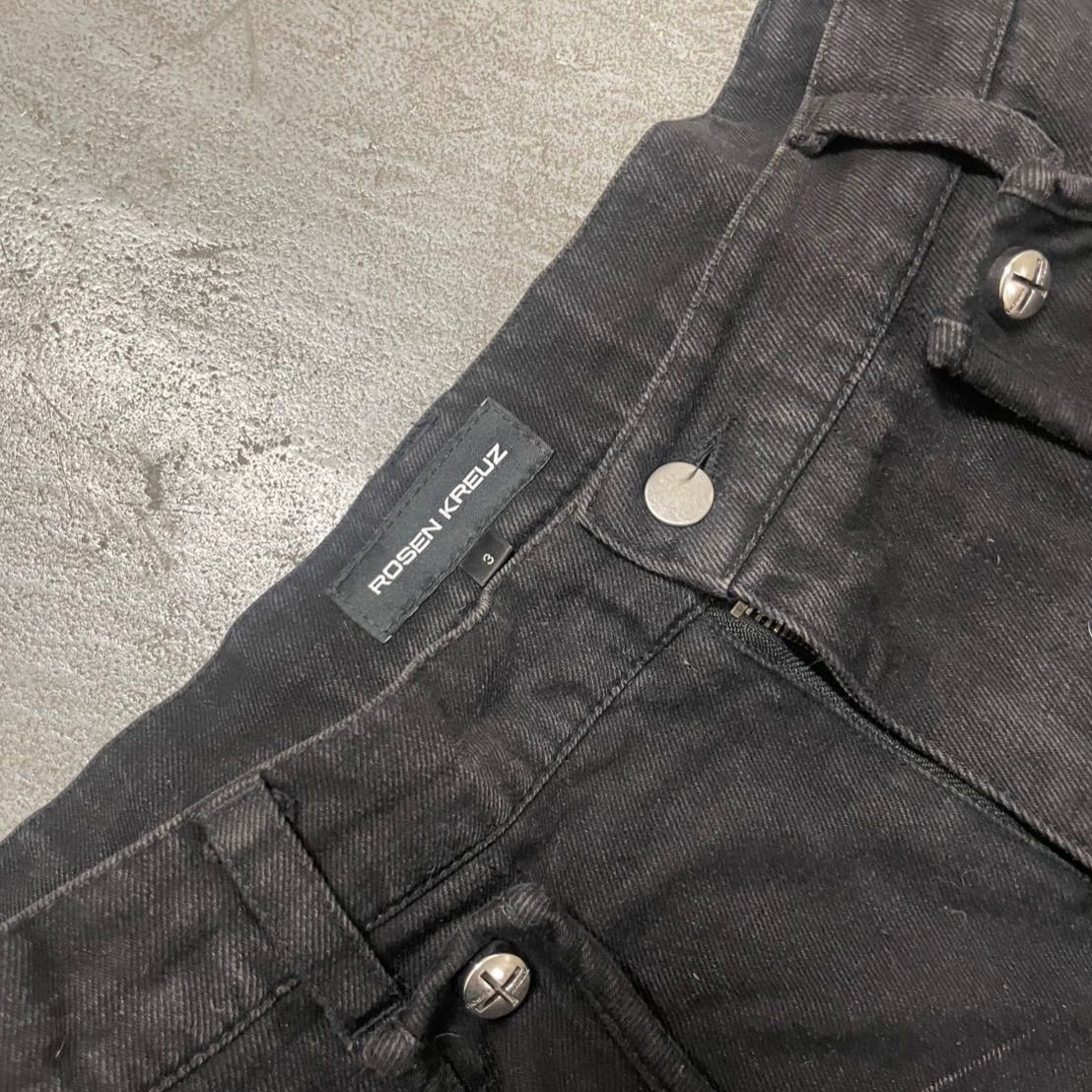 パンツ Rosen Kreuz SIDEBELT DOCKING FLARE PANTS Rosen Kreuz】SIDE BELT DOCKING FLARE PANTS – PRESSING WEB SHOP