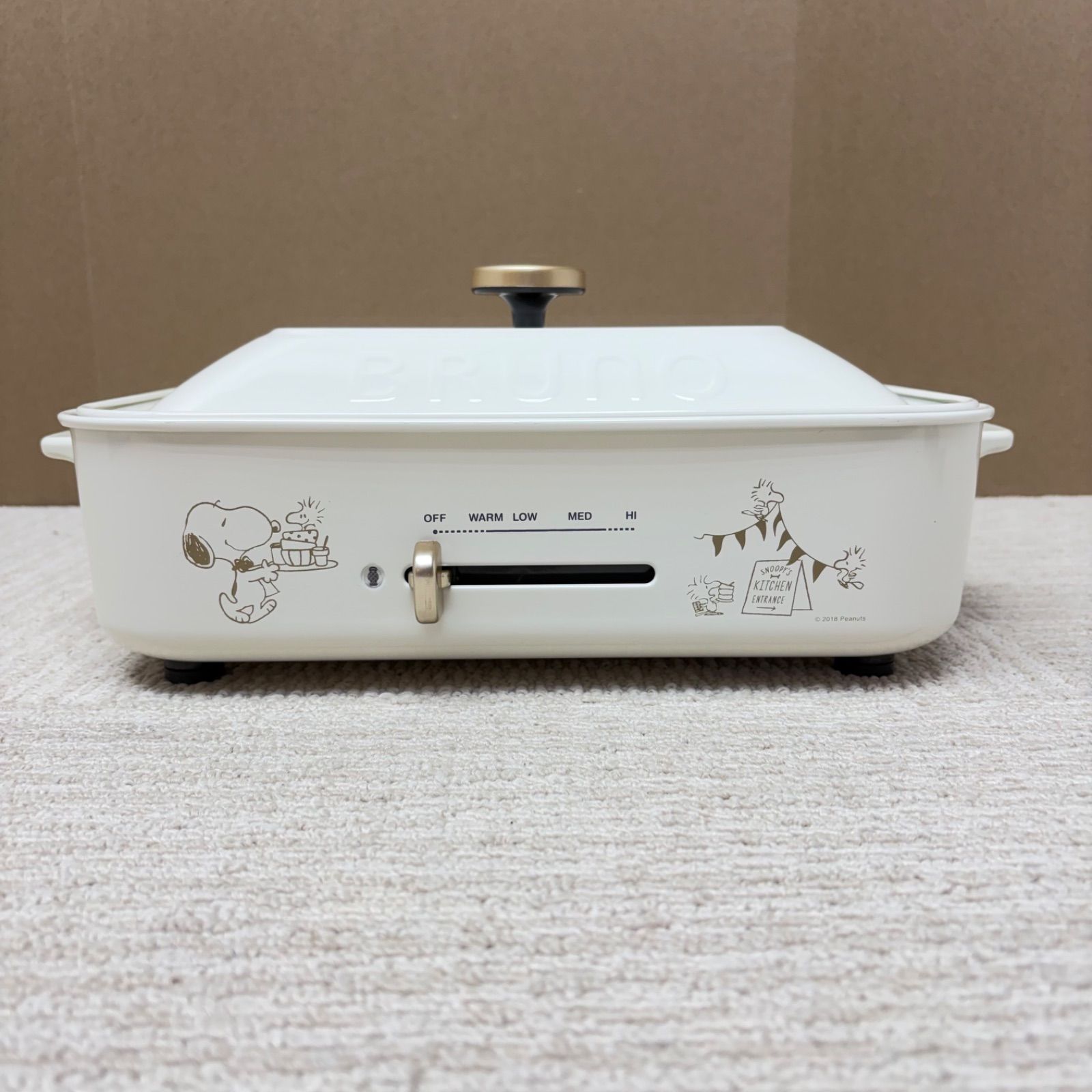 店頭販売中】BRUNO ブルーノ コンパクトホットプレート スヌーピー