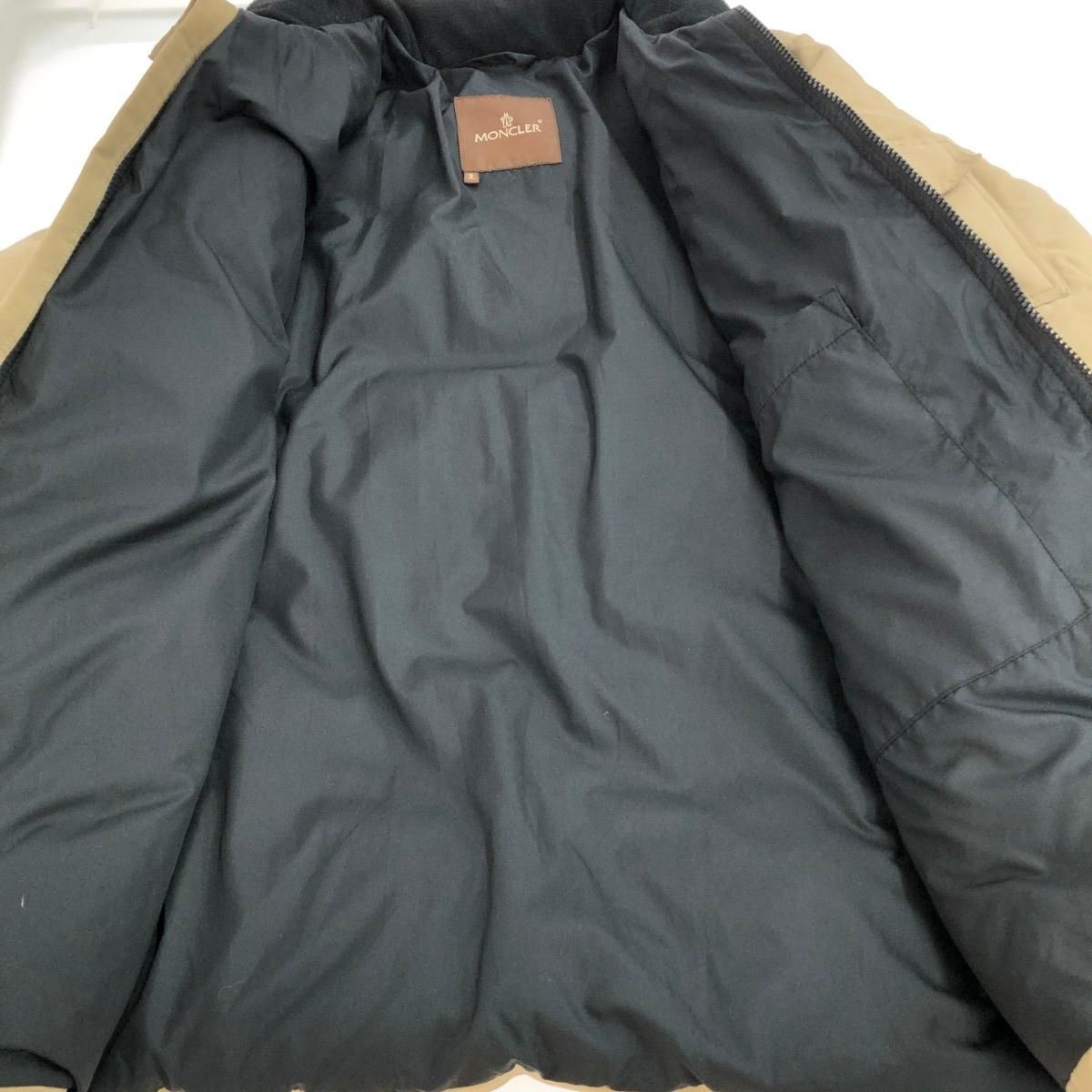 MONCLER モンクレール ダウンジャケット サイズ:2 ベージュ メンズ 