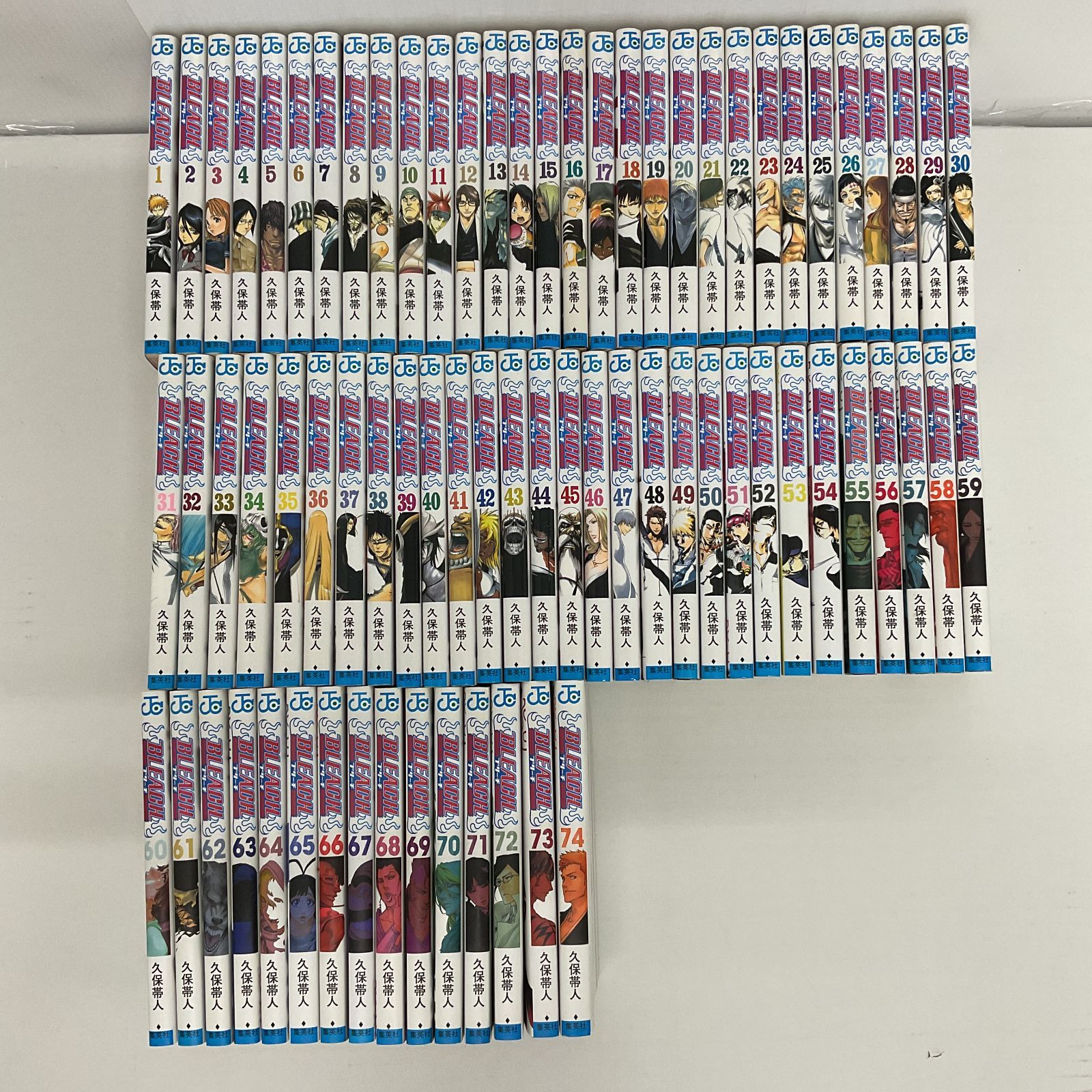 全巻セット 漫画シリーズ N005[12]Y4649(セットコミック) BLEACH 全74巻セット やや傷や汚れあり