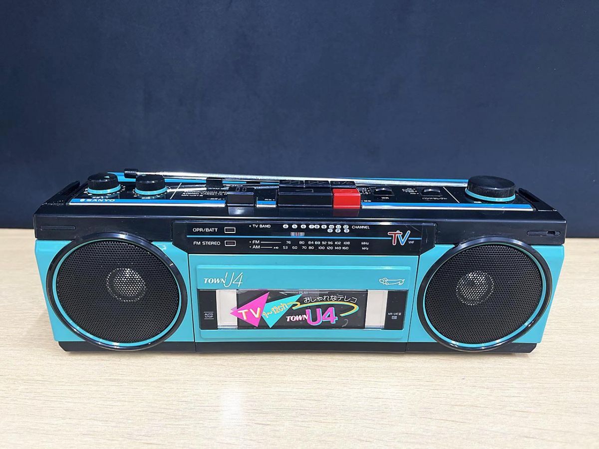 SANYO サンヨー FM AMラジオ ラジカセ MR-U4T ? ※ラジオ動作不良
