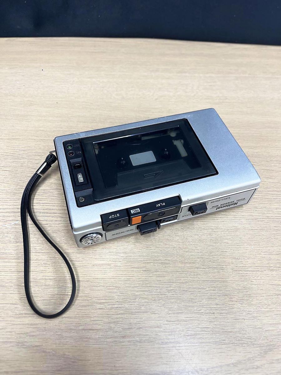 現状品】 National ナショナル カセットプレーヤー 昭和レトロ RQ-332