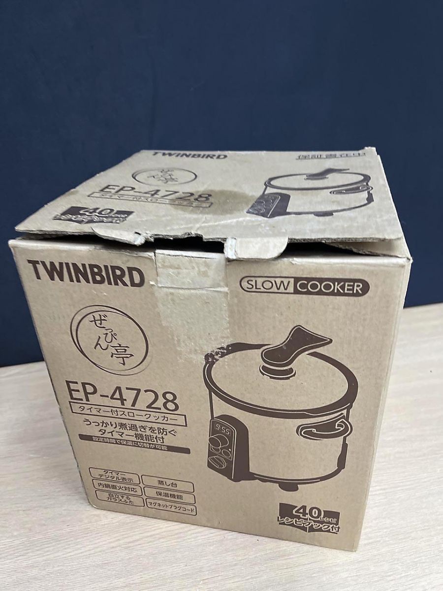TWINBIRD ツインバード ぜっぴん亭 タイマー付スロークッカー EP-4728