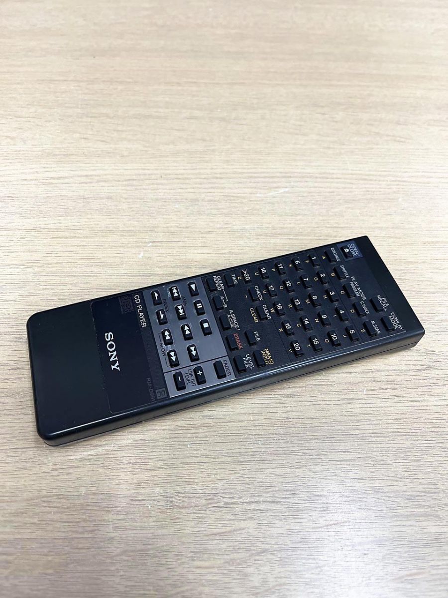 動作品 SONY RM-D991 CDプレイヤー オーディオリモコン Sony RM-D991 Audio Remote Control Good GP | eBay
