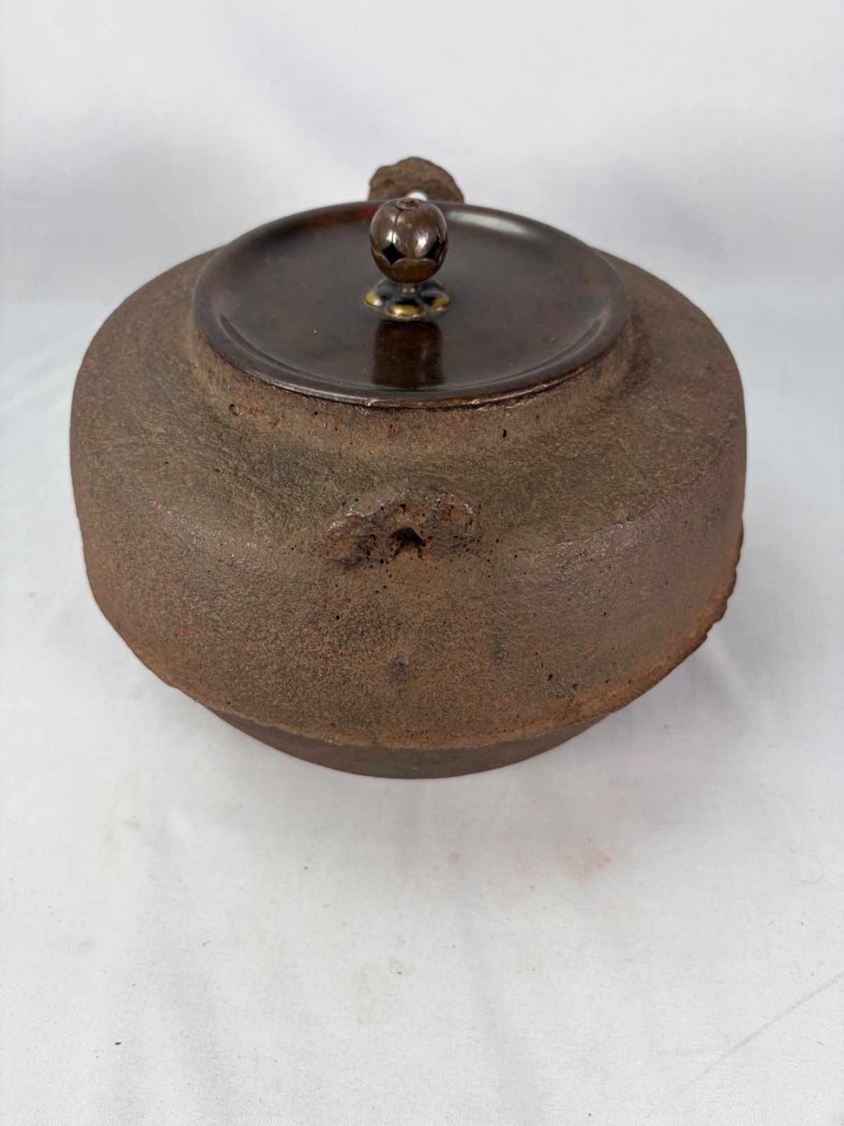 茶道具】釜師大西清右衛門識 古天猫造 常張釜 茶釜 釜426 - メルカリ