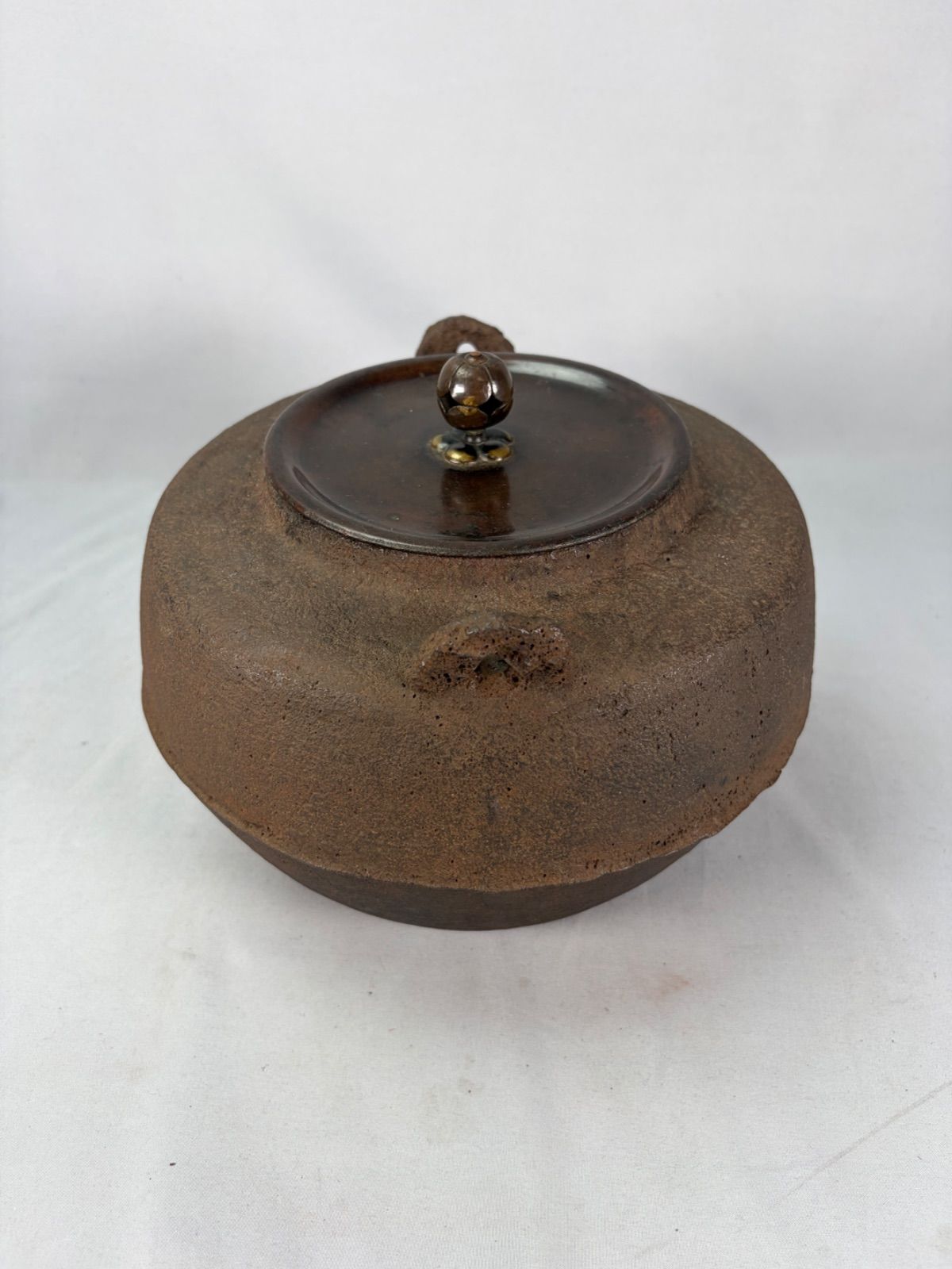 茶道具】釜師大西清右衛門識 古天猫造 常張釜 茶釜 釜426 - メルカリ