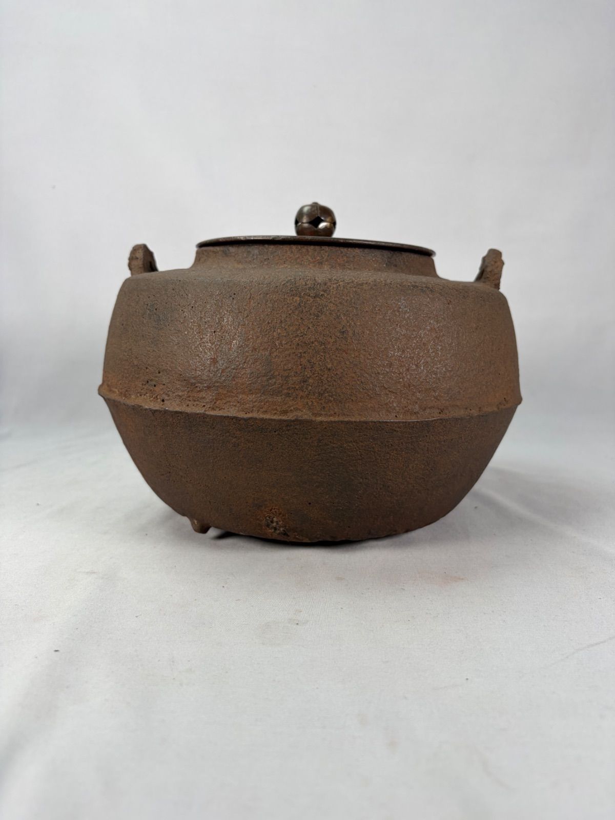 茶道具】釜師大西清右衛門識 古天猫造 常張釜 茶釜 釜426 - メルカリ