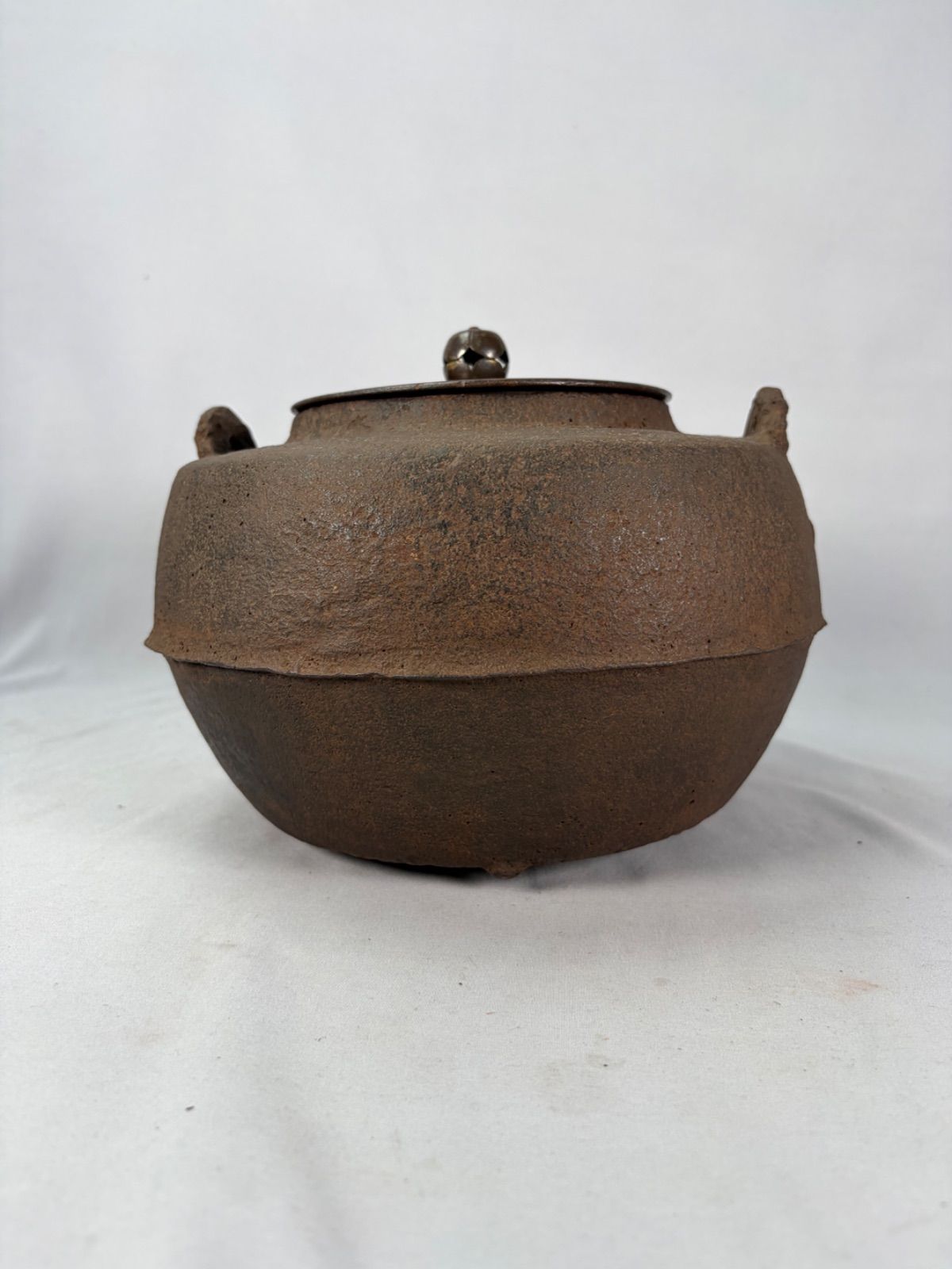 茶道具】釜師大西清右衛門識 古天猫造 常張釜 茶釜 釜426 - メルカリ