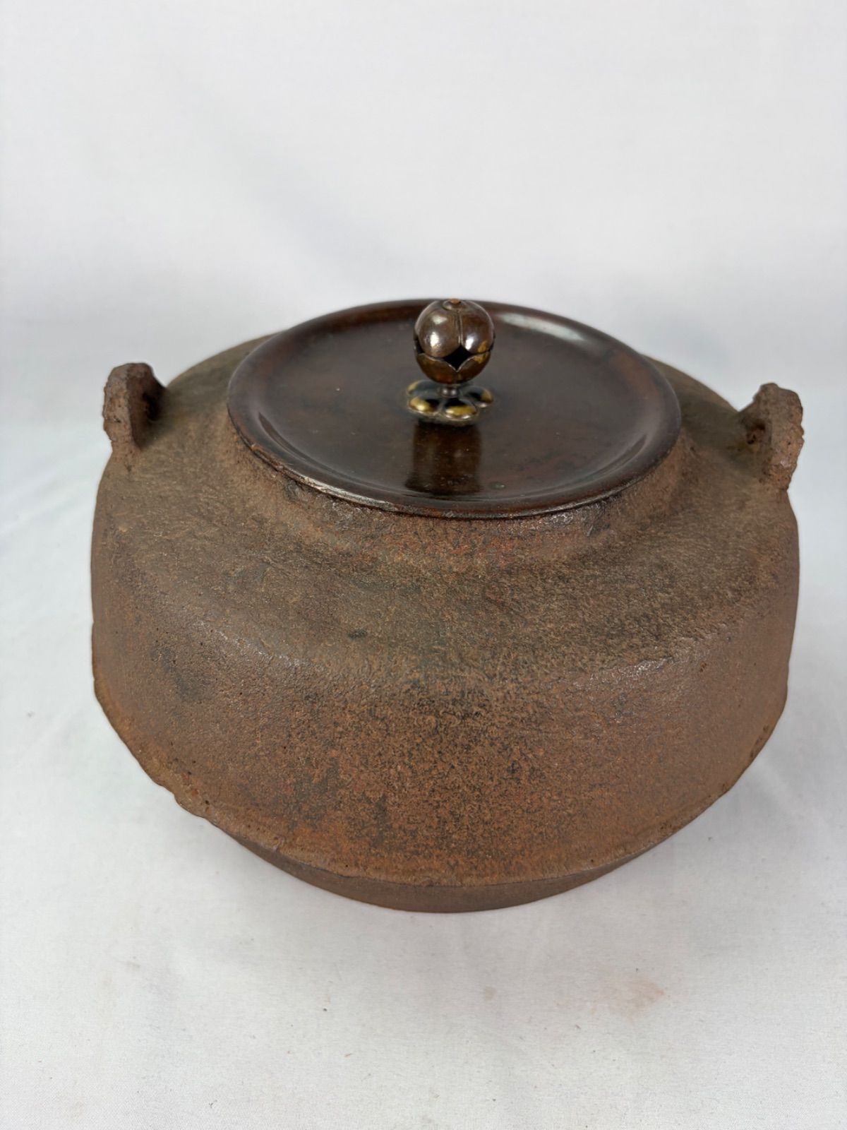 ♥とても古い♥　茶釜　♥釜♥　茶道具　♥骨董　古玩 茶道具】釜師大西清右衛門識 古天猫造 常張釜 茶釜 釜426 - メルカリ