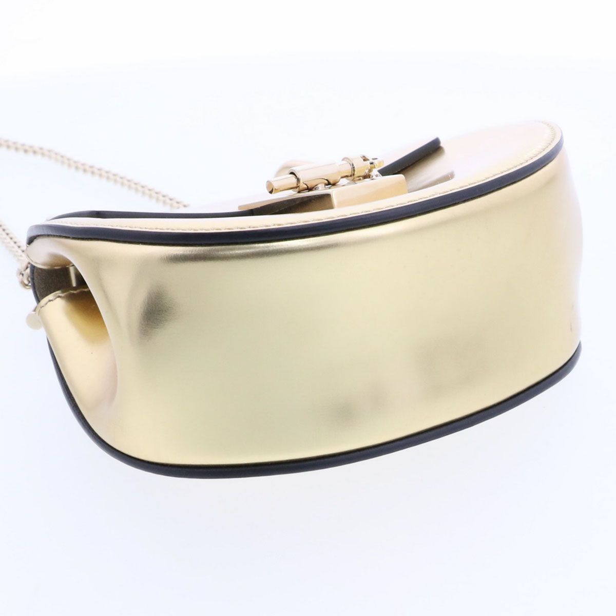 Chloe クロエ DREW ドリュー チェーンバッグ ショルダーバッグ 3S1038944 レザー ゴールド  レディース【中古】 Chloe クロエ DREW ドリュー チェーンバッグ ショルダーバッグ