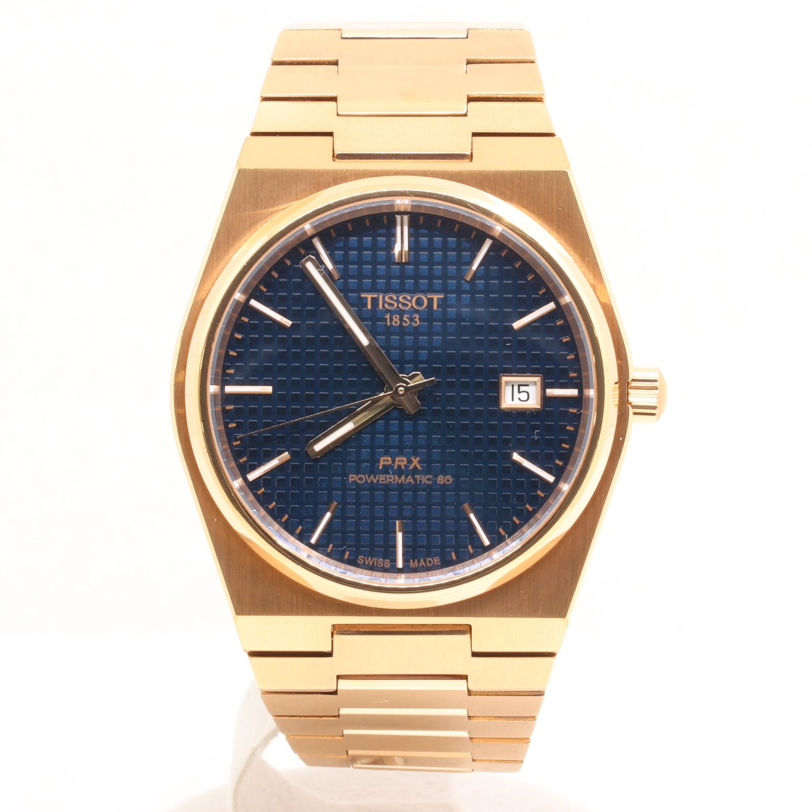 ITH0ZJL0KV7A 美品 TISSOT ティソ PRX T137407 ローズゴールド SS AT 