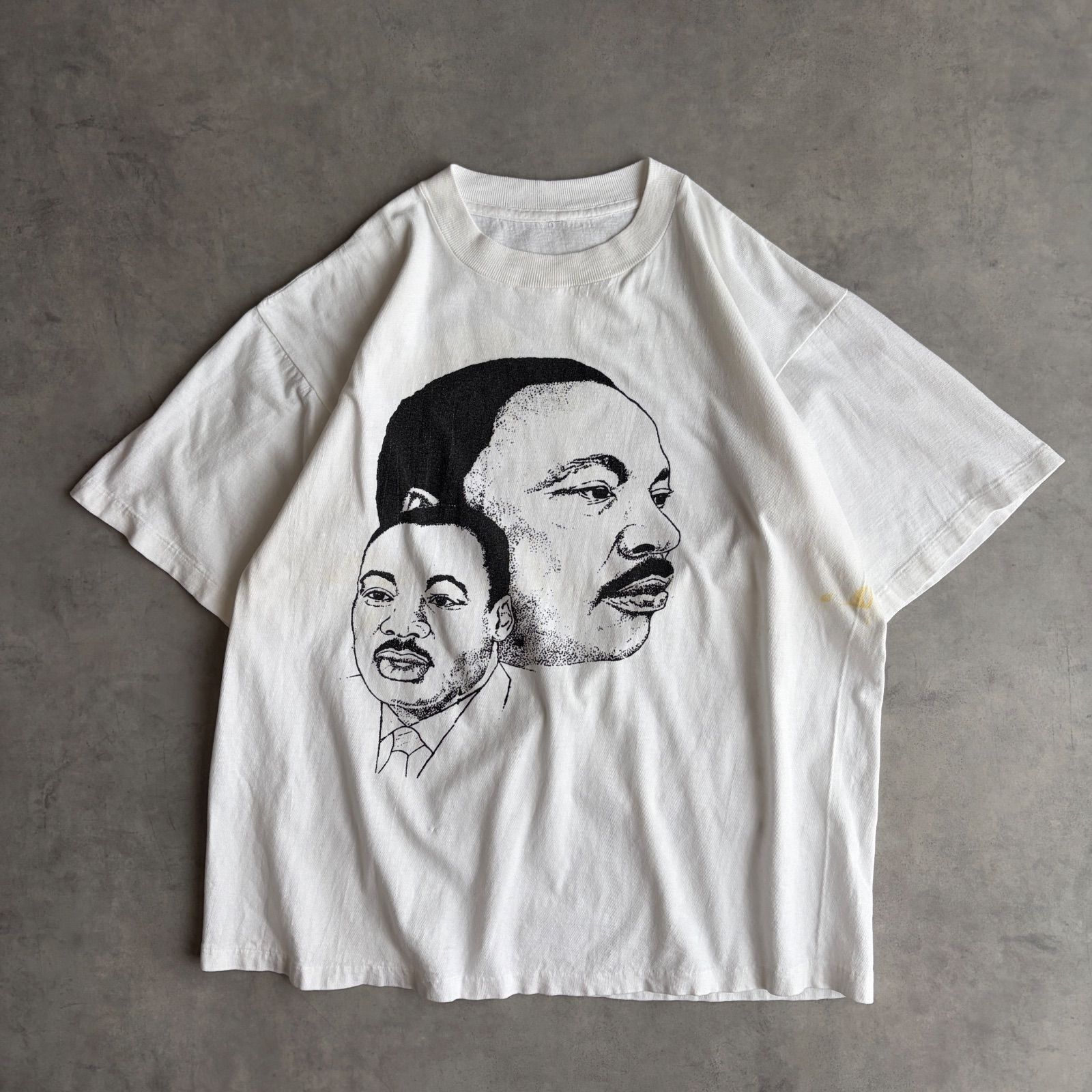 90s/半袖Tシャツ/ユーロボディ/シングルステッチ/キング牧師/人物 