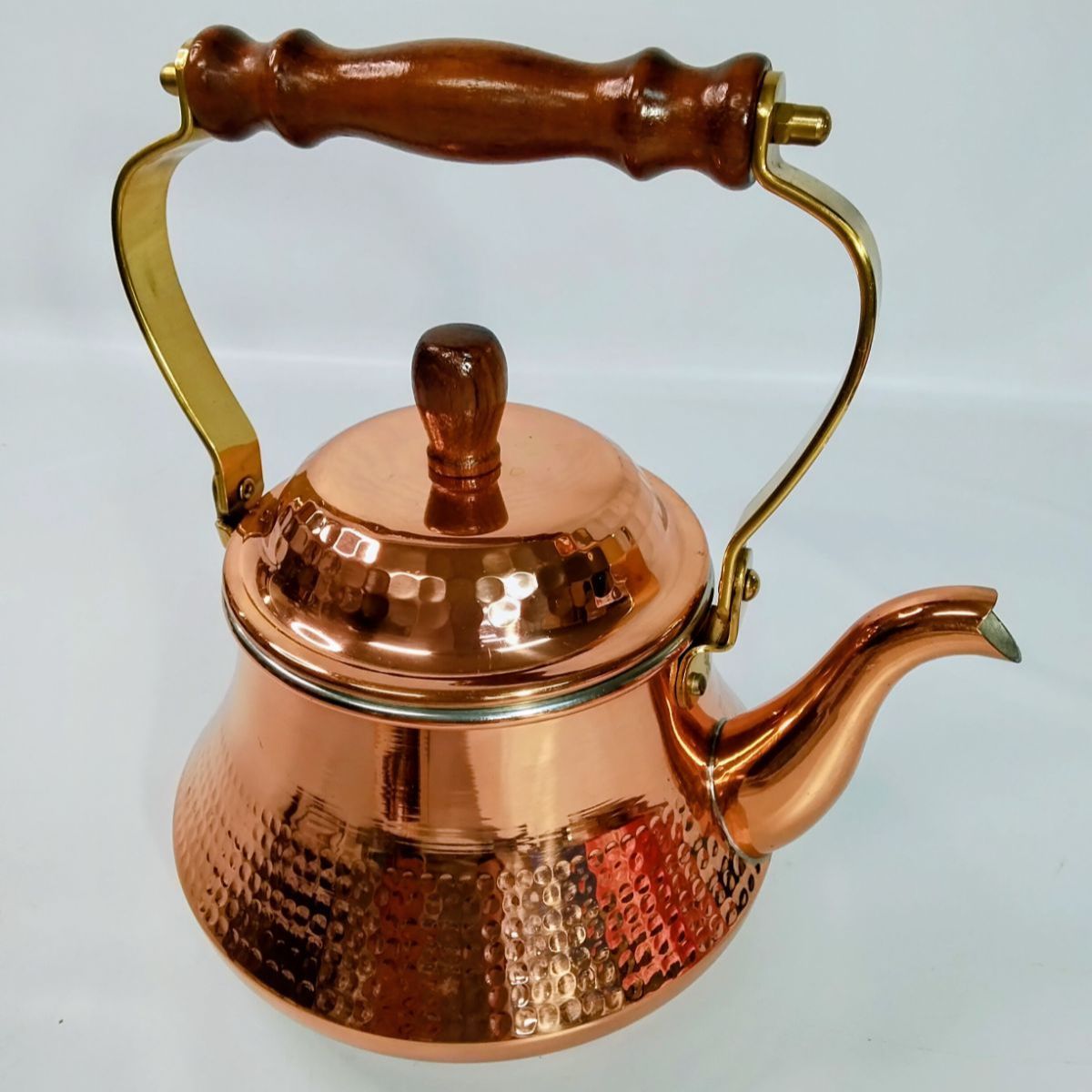 未使用・保管品】島本製作所 SS 銅製 やかん ケトル 1.8L 材質 銅 内側