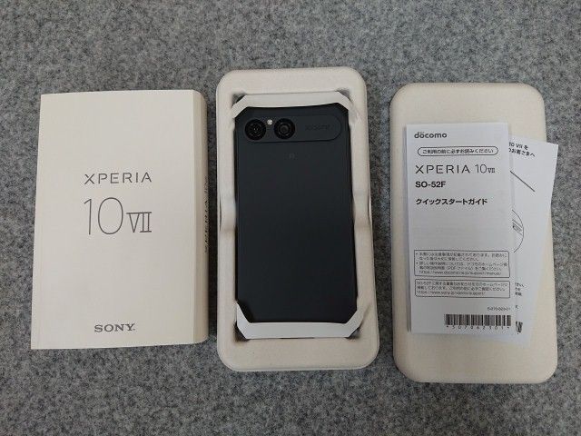 未使用品】 ソニー Xperia 10 VII SO-52F チャコールブラック 8GB