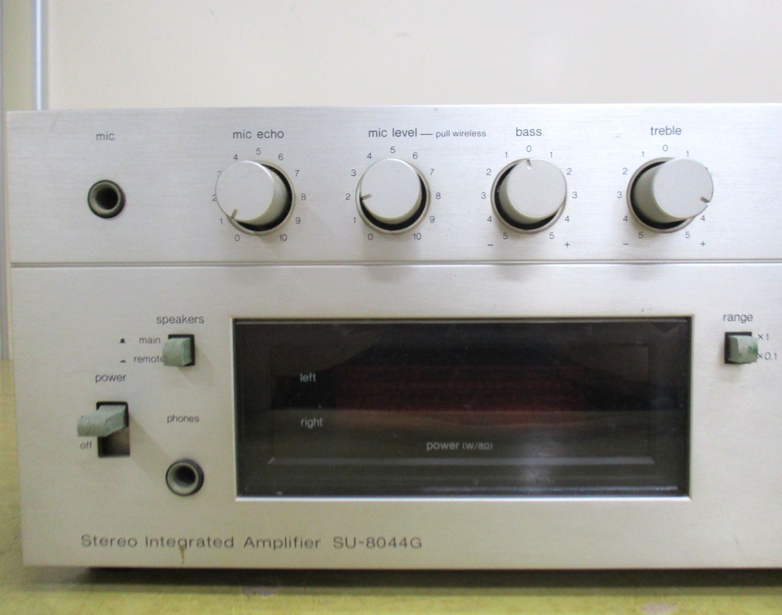 B165 Technics SU-8044G ステレオメインアンプ - メルカリ