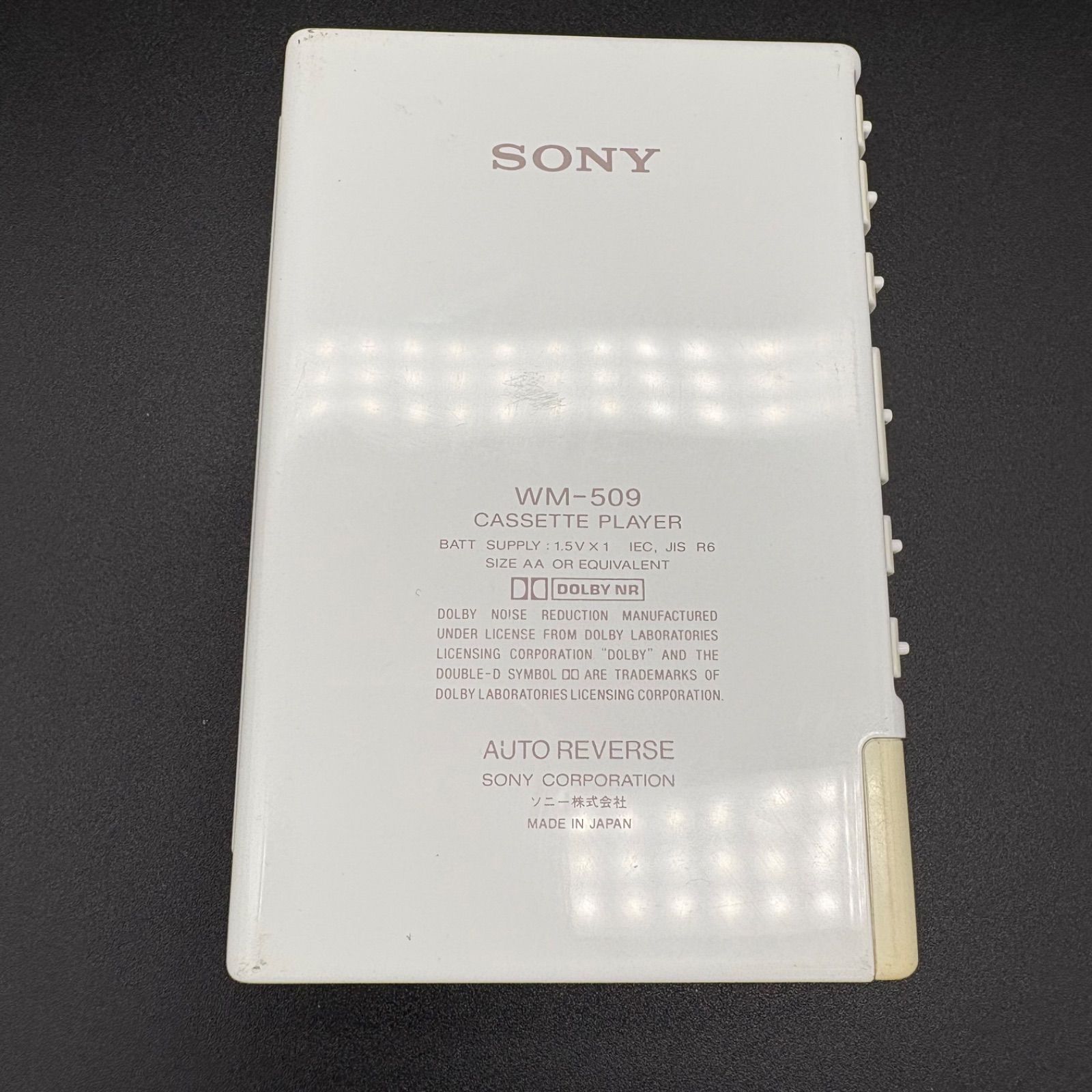 SONY ソニー カセット WM-509 WALKMAN ウォークマン ジャンク CASSETTE