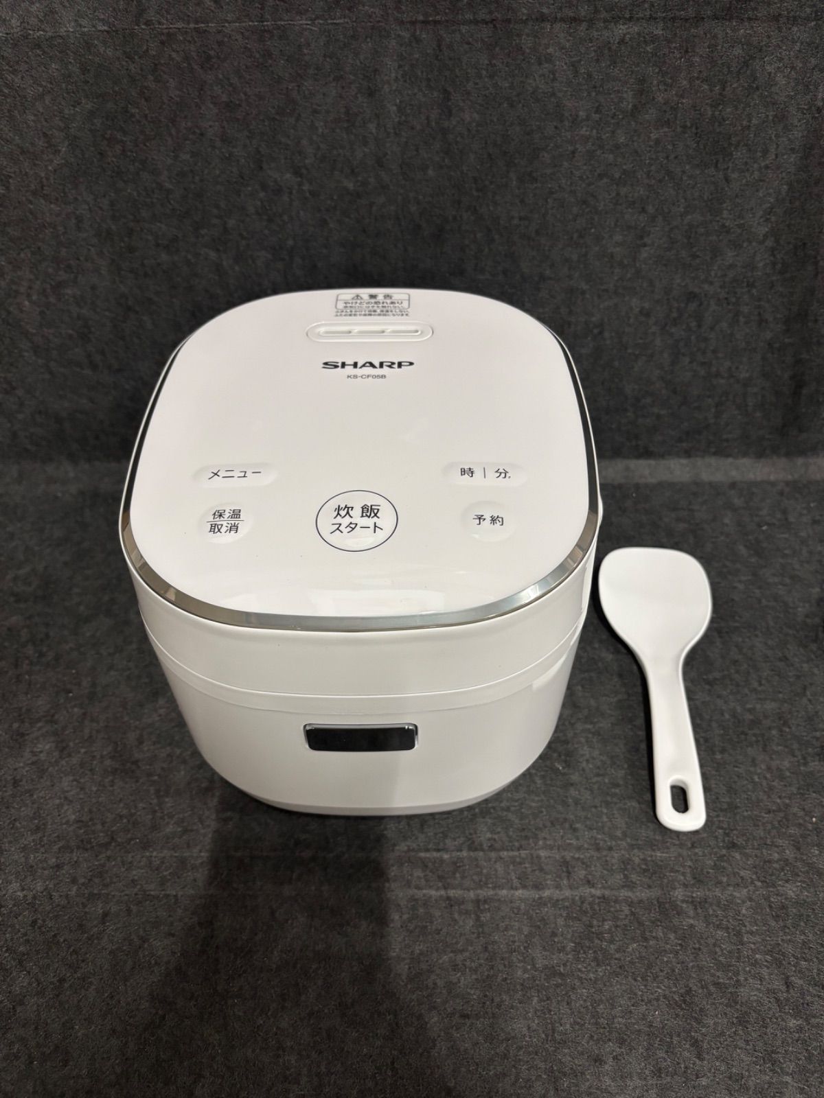 MP> 2025年製 シャープ 炊飯器 KS-CF05B-W 3合 一人暮らし マイコン