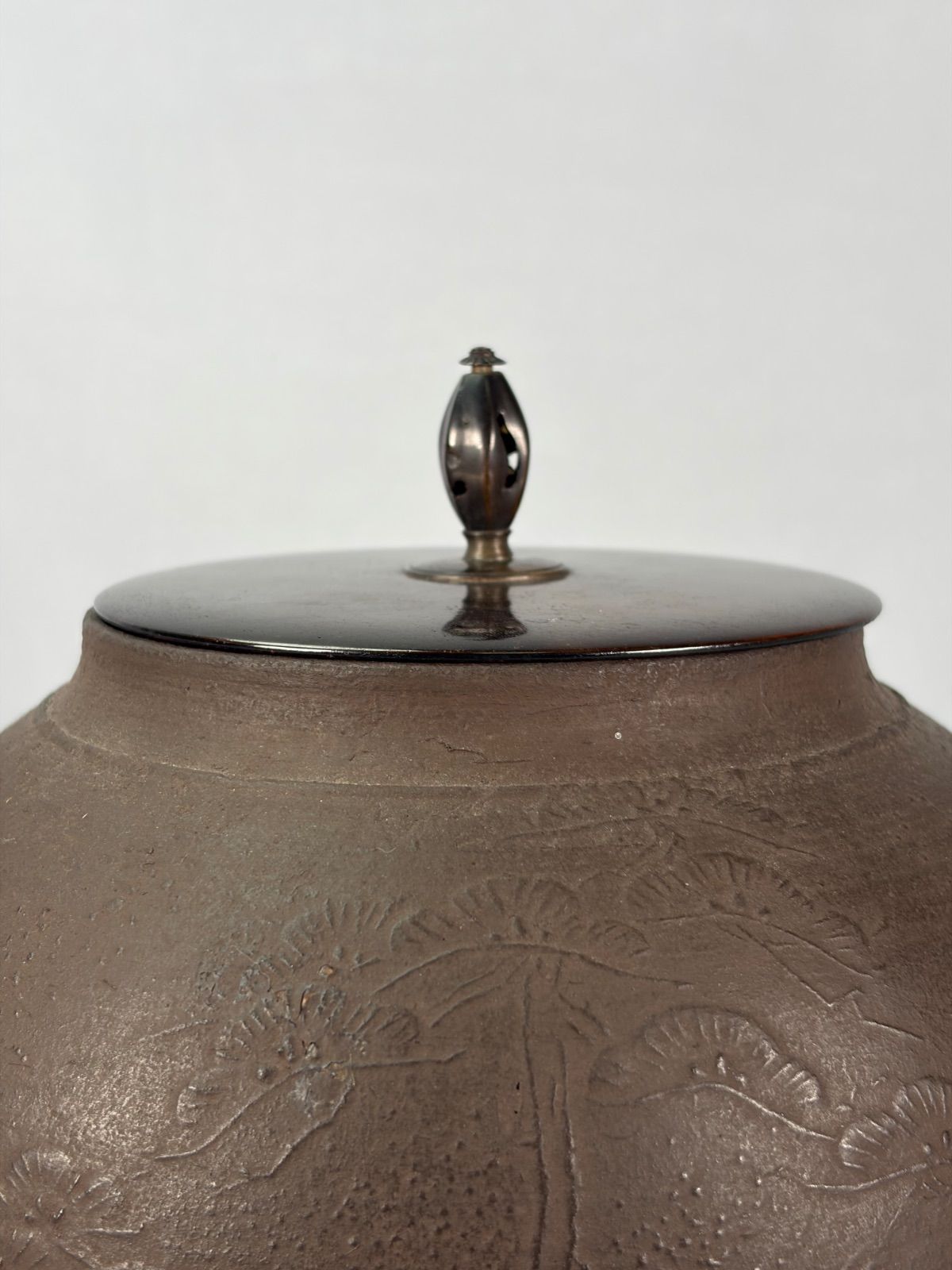釜師 畠春斎 真形釜 茶道具 茶釜 窯 古美術 骨董 金属工芸 工芸品 時代