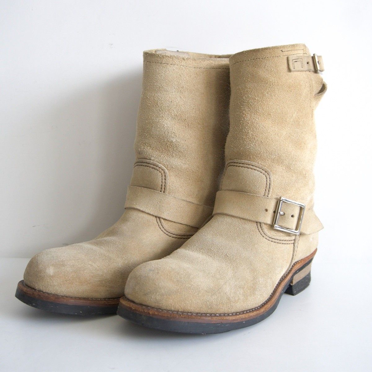 10年製】REDWING【8268/スウェードエンジニアブーツ】US9 レッド 