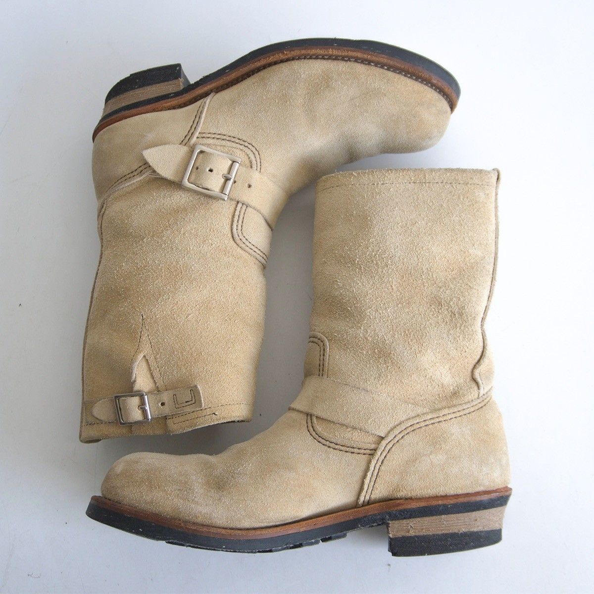 10年製】REDWING【8268/スウェードエンジニアブーツ】US9 レッド 