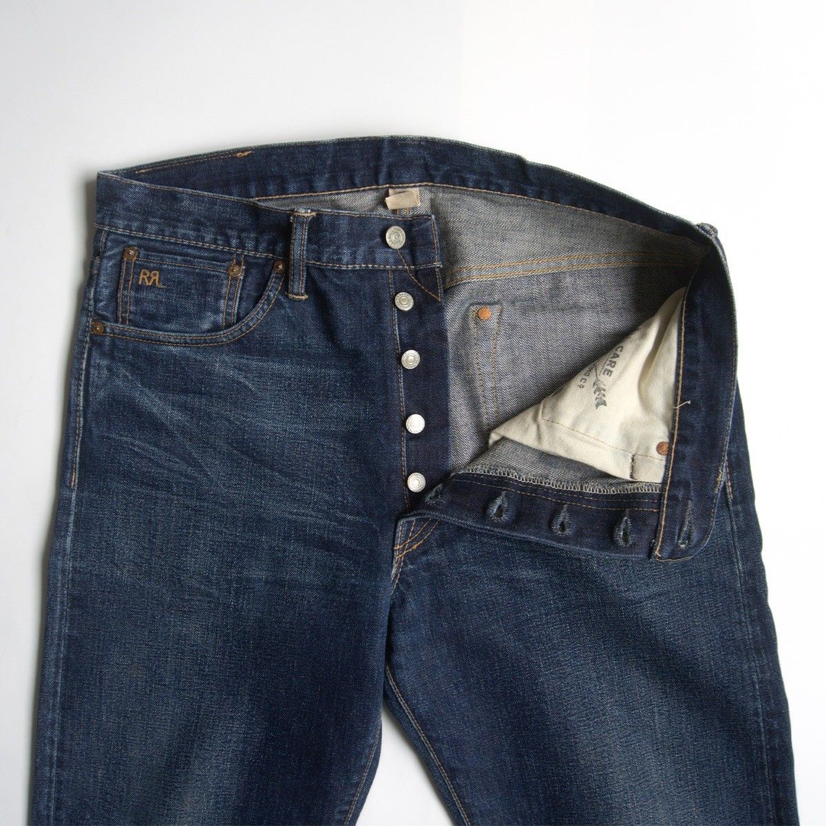 美品】 RRL 【STRAIGHT-LEG JEANS】【アメリカ製】31×30 ストレート