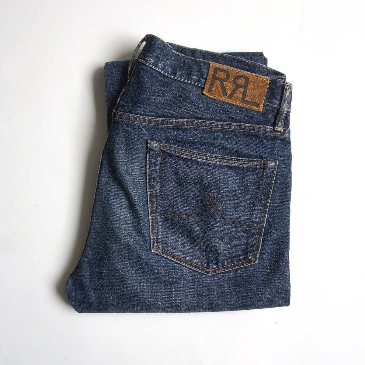 【美品】 RRL 【STRAIGHT-LEG JEANS】【アメリカ製】31×30 ストレートレグ デニムパンツ ダブルアールエル 26040535 美品】 RRL 【STRAIGHT-LEG JEANS】【アメリカ製】31×30 ストレート