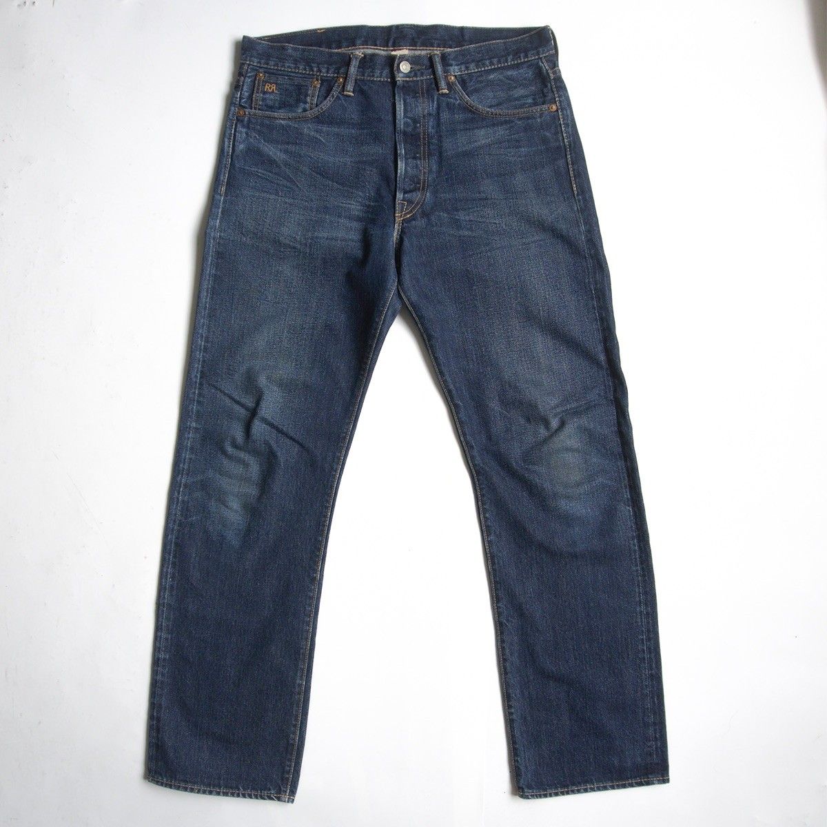 美品】 RRL 【STRAIGHT-LEG JEANS】【アメリカ製】31×30 ストレート
