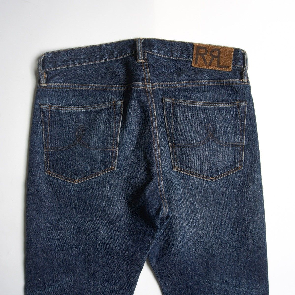美品】 RRL 【STRAIGHT-LEG JEANS】【アメリカ製】31×30 ストレート 