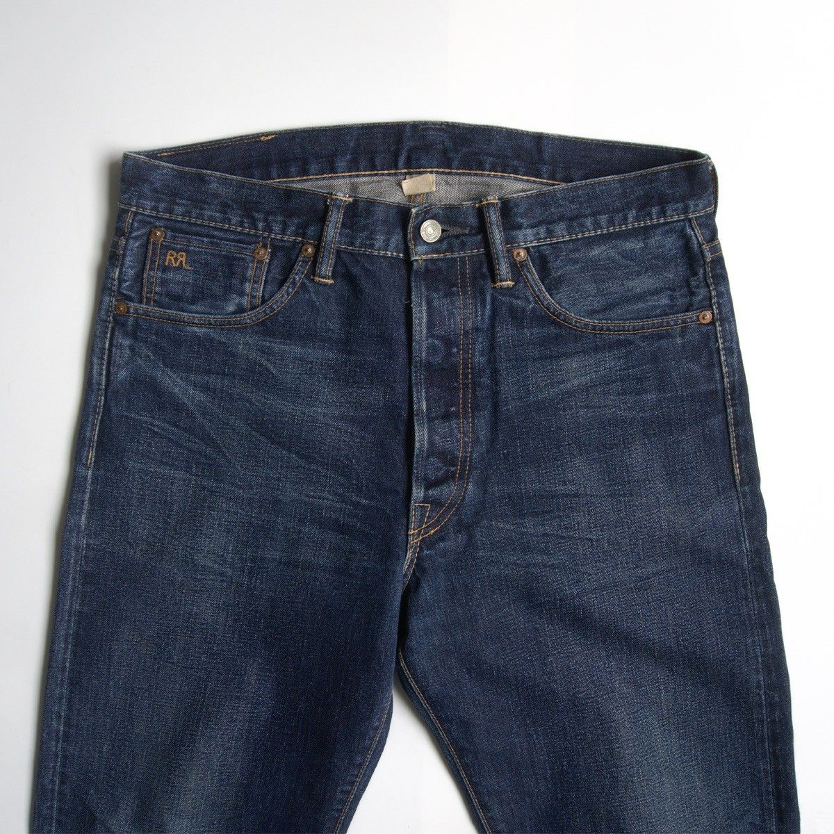 美品】 RRL 【STRAIGHT-LEG JEANS】【アメリカ製】31×30 ストレート 