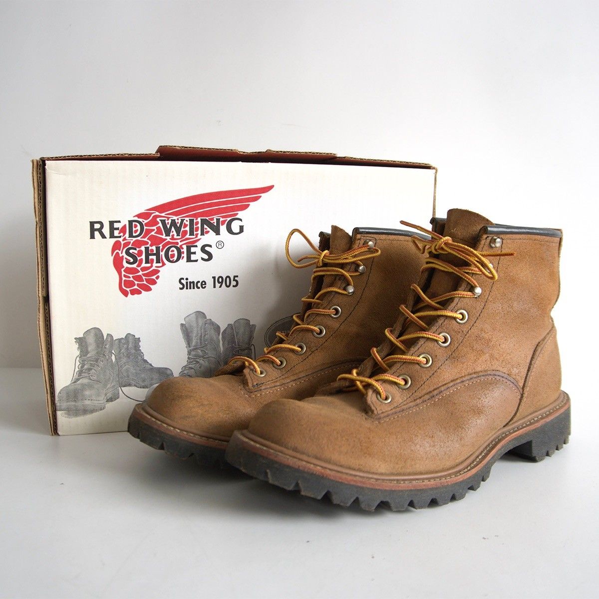 09年製】REDWING【2937 LINEMAN】US8.5 ラインマン ブーツ レッド 