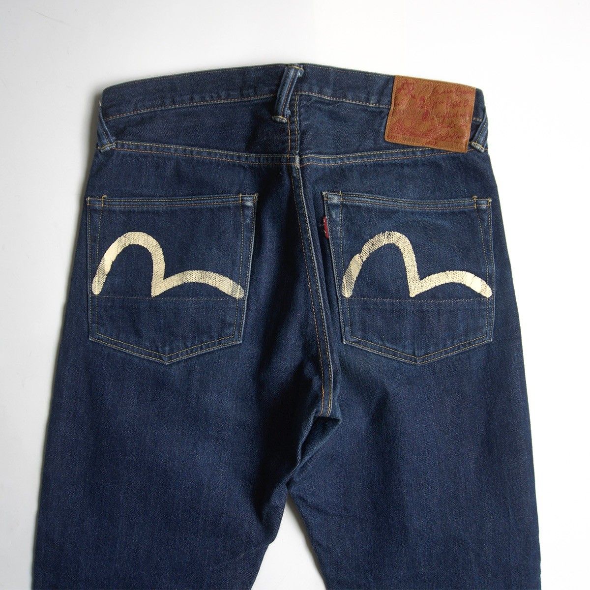 雰囲気抜群/濃紺】EVISU 【WAREHOUSEコラボ】【LOT.9002 デニムパンツ 