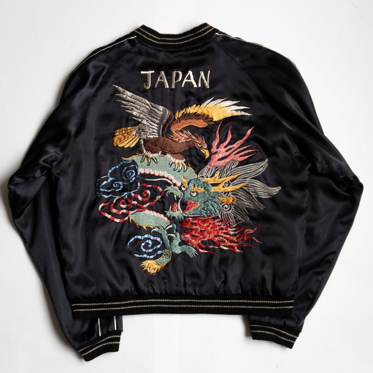 唯一無二！超希少！TT10402 リバーシブル刺繍スカジャン、東洋TAILOR ビッグサイズ】TAILOR TOYO【TT11283/ リバーシブル スカジャン】 XL