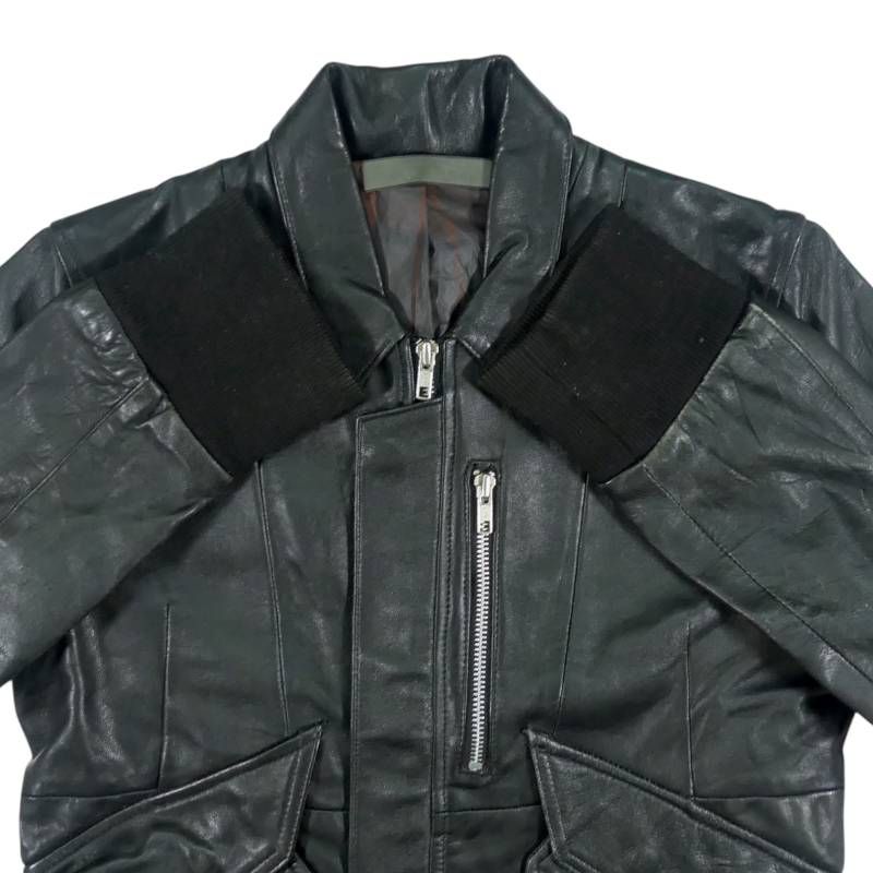 EKAM エカム ライダースジャケット M 黒 羊革 ラムレザー 本革