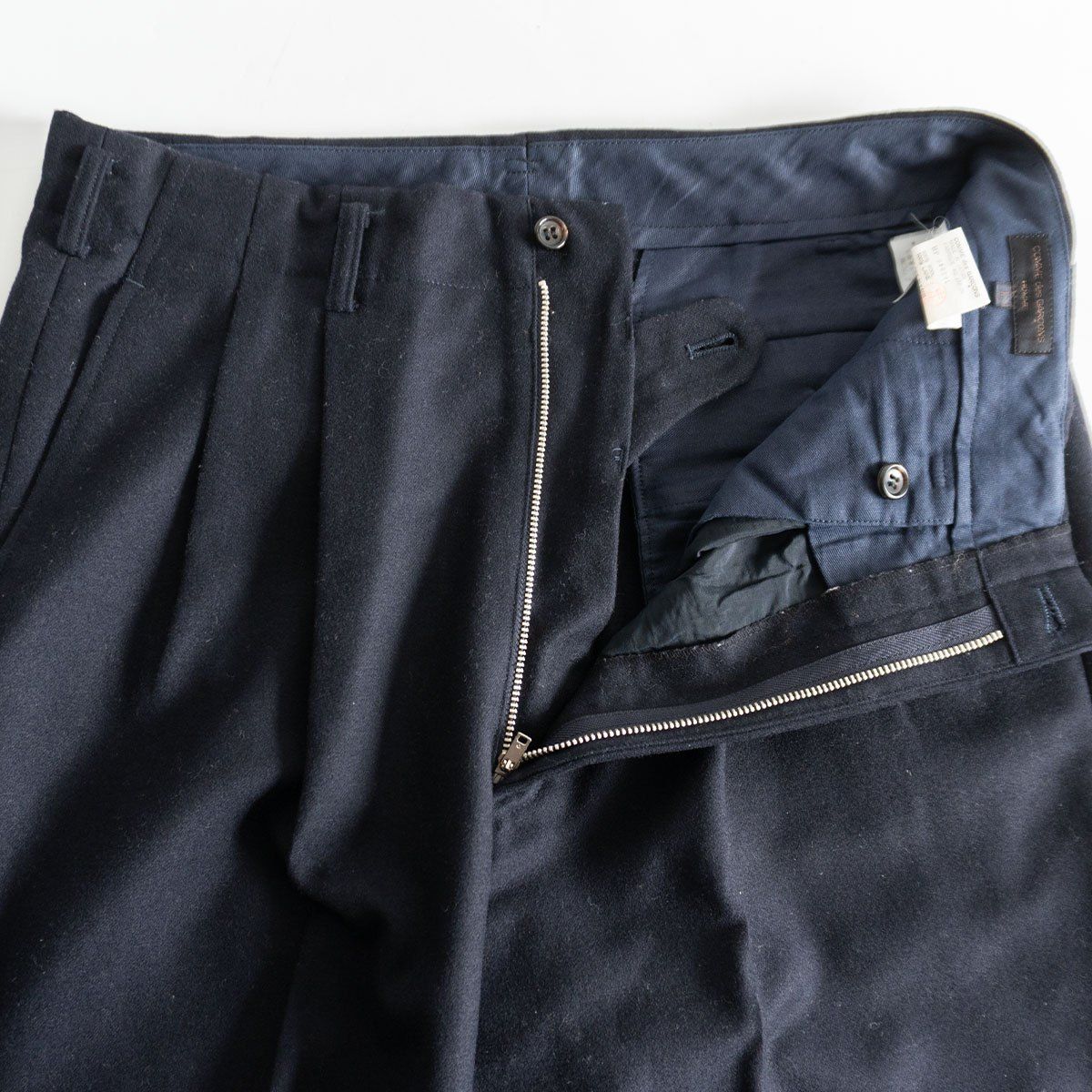 AD1989/アーカイブ】COMME des GARCONS HOMME【80s ウール スラックス 