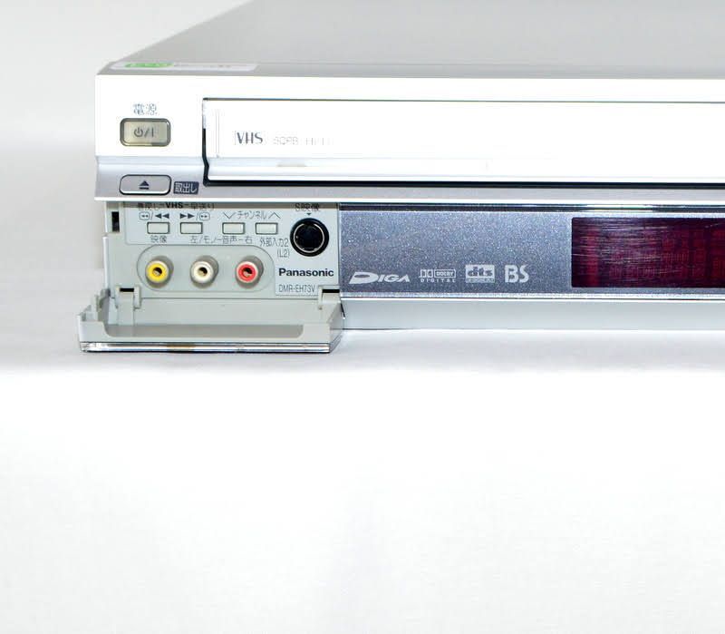 ＜動作品＞Panasonic DMR-EH73V VHS　DVD HDDダビング トレイ/駆動ベルト新品 正常動作 Panasonic DMR-EH73V HDD/DVD/ビデオ