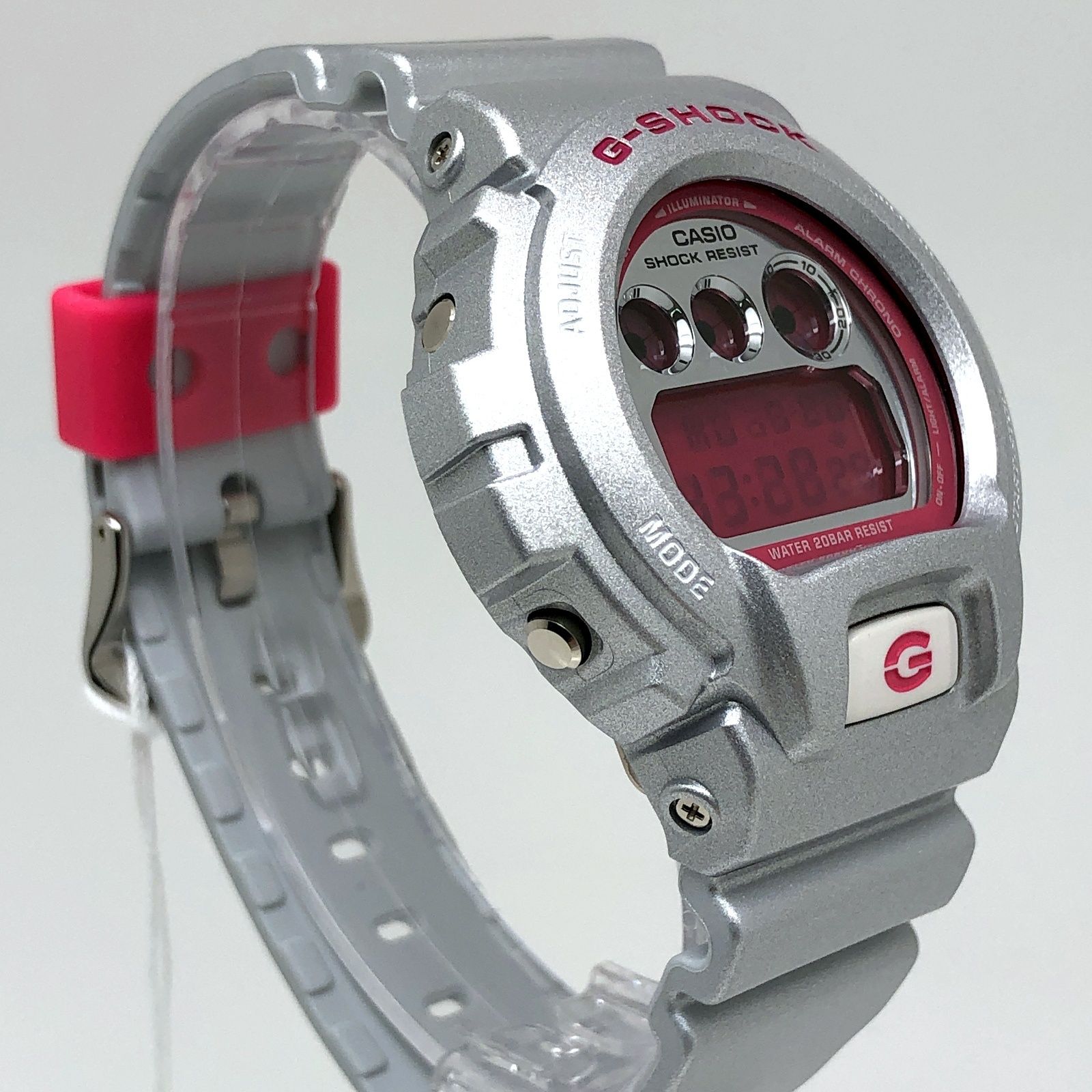 メンズ CASIO G-SHOCK DW-6900CB ピンクシルバー クレイジーカラー