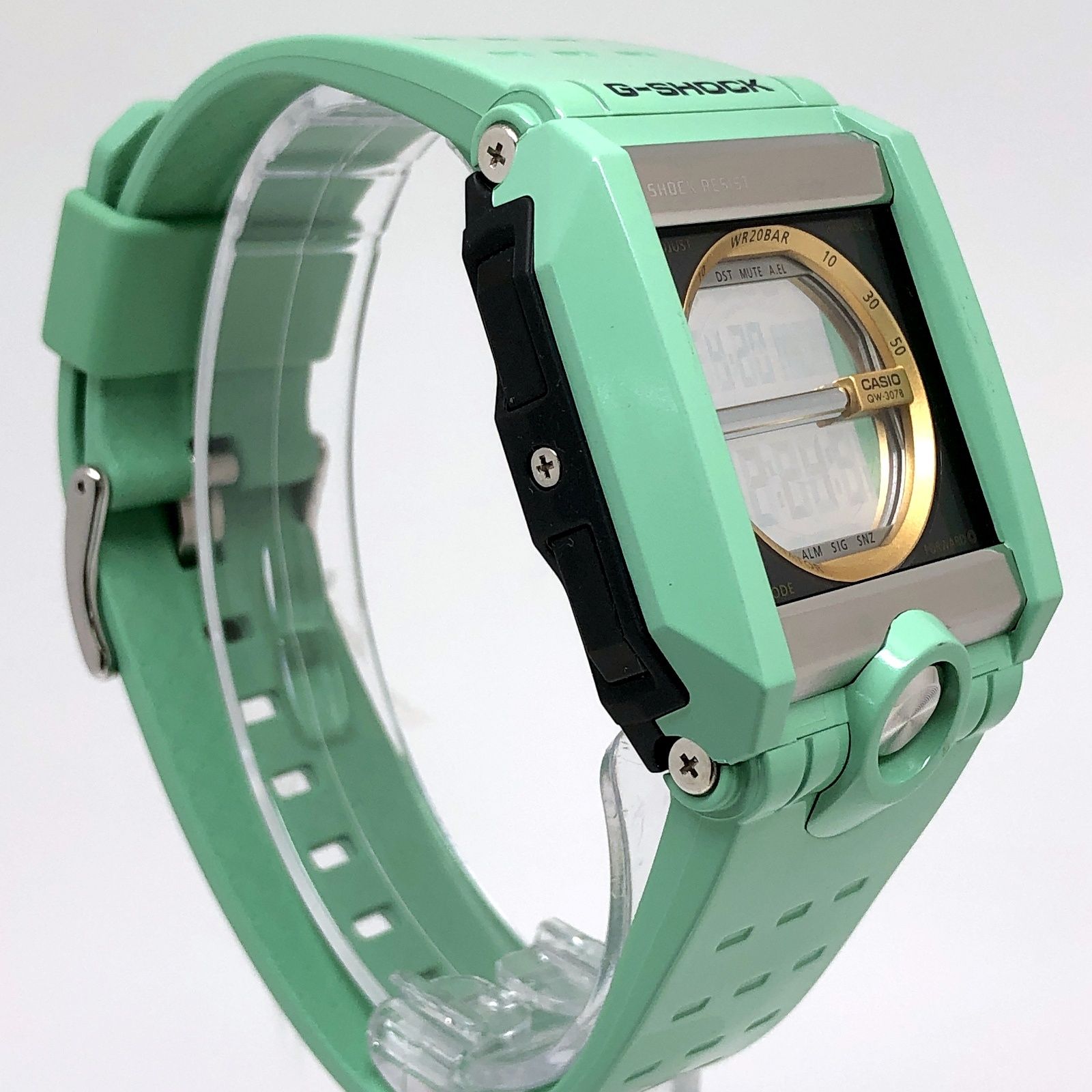 G-SHOCK ジーショック G-8100B-3 ペールトーン 光沢塗装 グリーン 