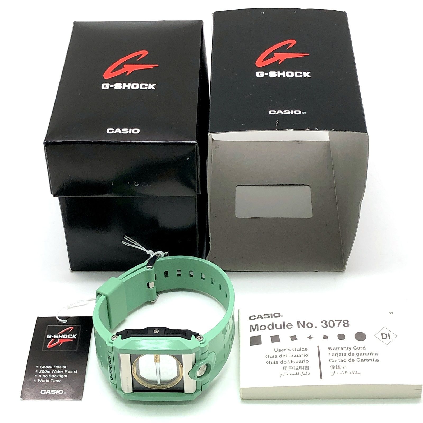 G-SHOCK ジーショック G-8100B-3 ペールトーン 光沢塗装 グリーン 