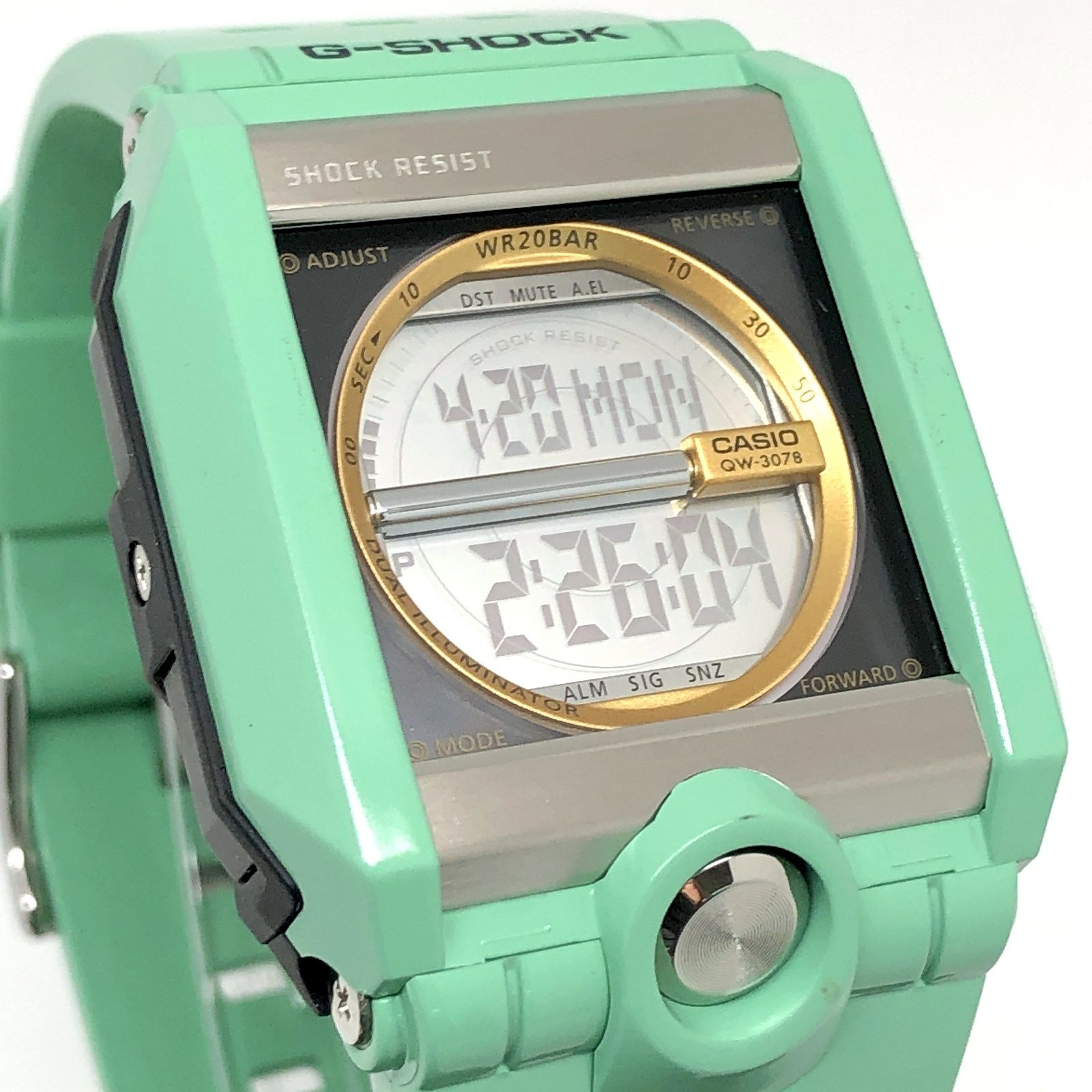 G-SHOCK ジーショック G-8100B-3 ペールトーン 光沢塗装 グリーン 
