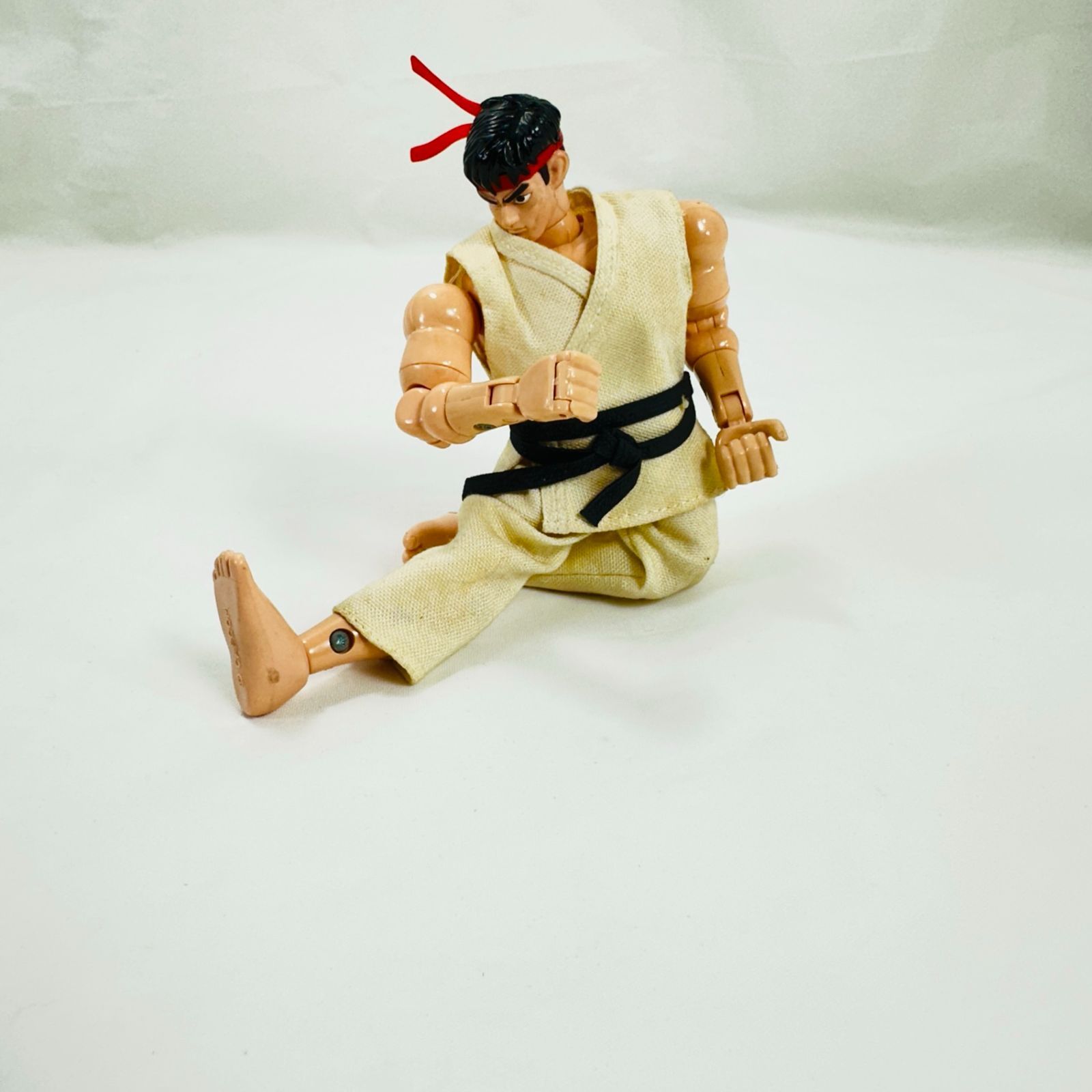 当時物　バンダイ「ストリートファイター　リュウ」1993年可動式フィギュア BANDAI ストリートファイター リュウ アクションフィギュア 1993