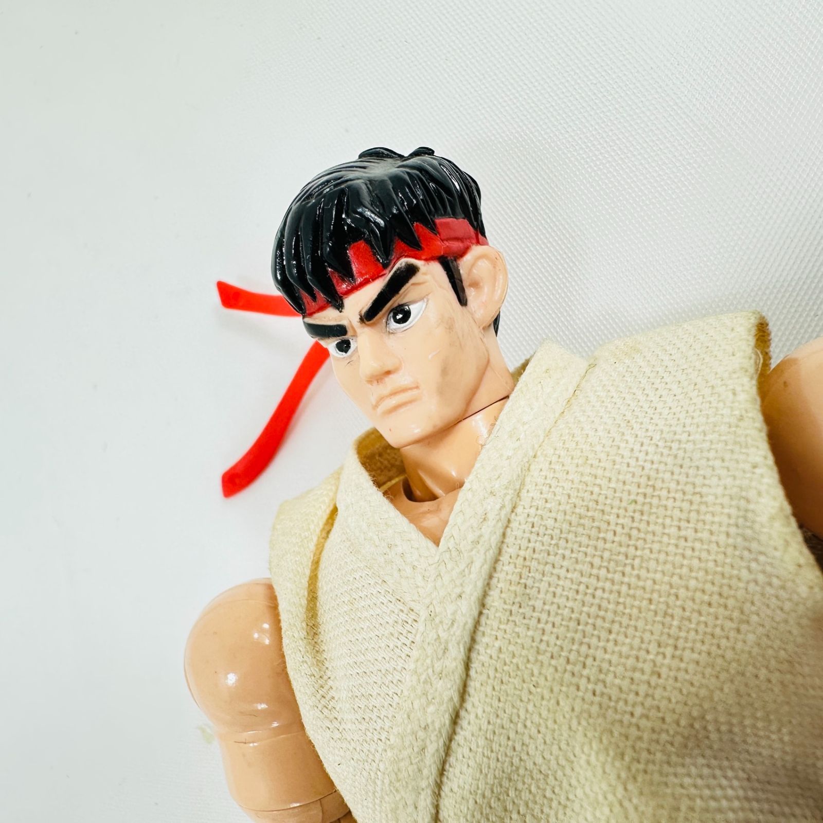 ストリートファイター　リュウ　可動式フィギュア　BANDAI 1993年 日本製 BANDAI ストリートファイター リュウ アクションフィギュア 1993