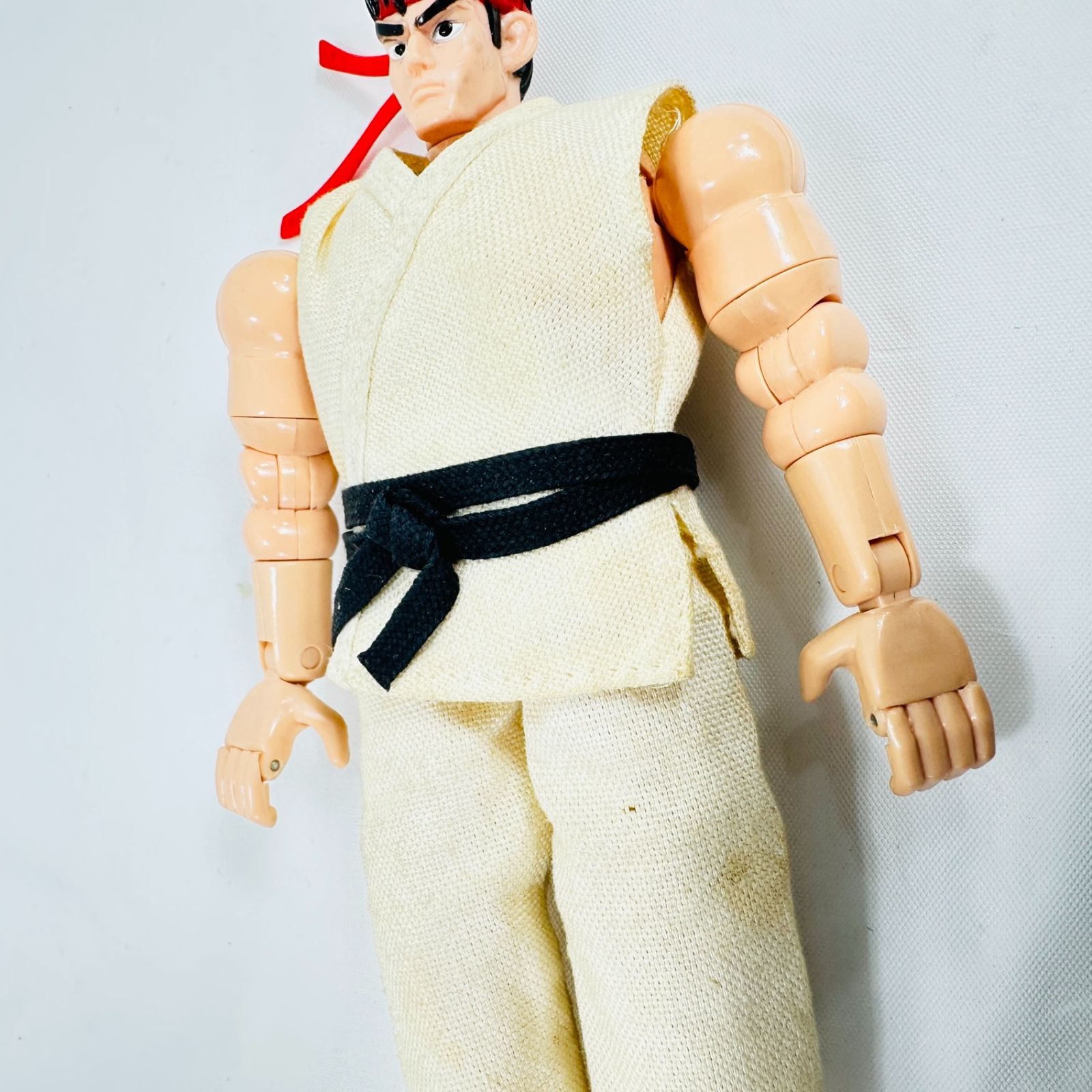 ストリートファイター　リュウ　可動式フィギュア　BANDAI 1993年 日本製 BANDAI ストリートファイター リュウ アクションフィギュア 1993
