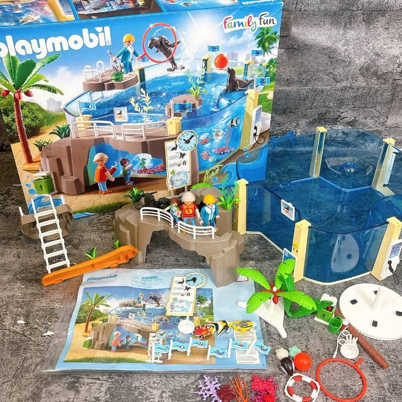 廃盤 生産終了品 playmobil プレイモービル 9060 family fun 水族館