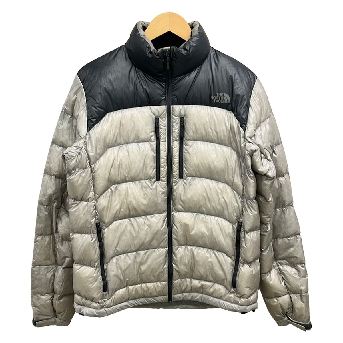 THE NORTH FACE(ノースフェイス) ブルゾン サイズL メンズ - グレー×白 
