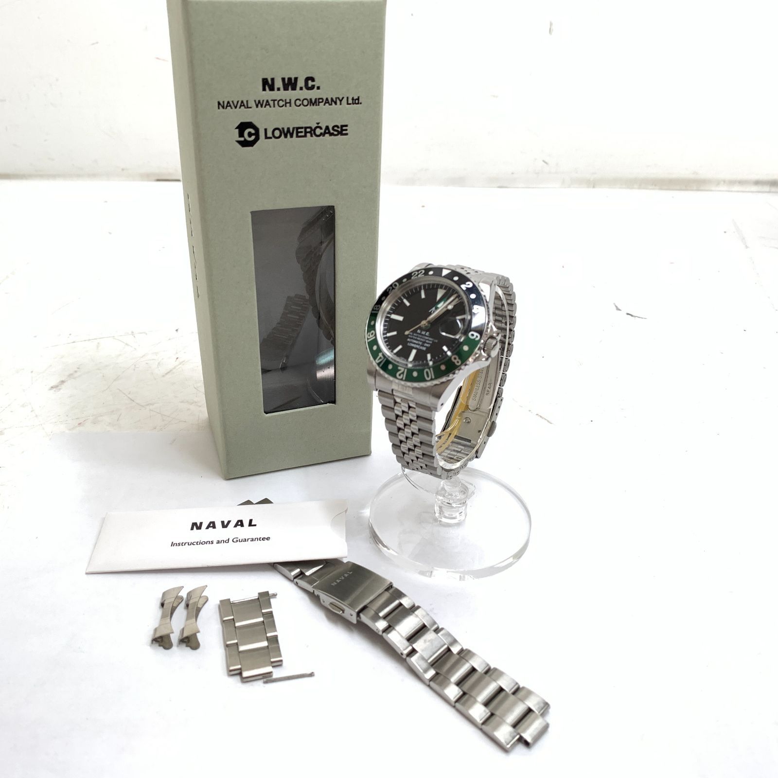 f001 A ナバルウォッチ NAVAL WATCH メンズ 自動巻き 腕時計 NH34-GMT